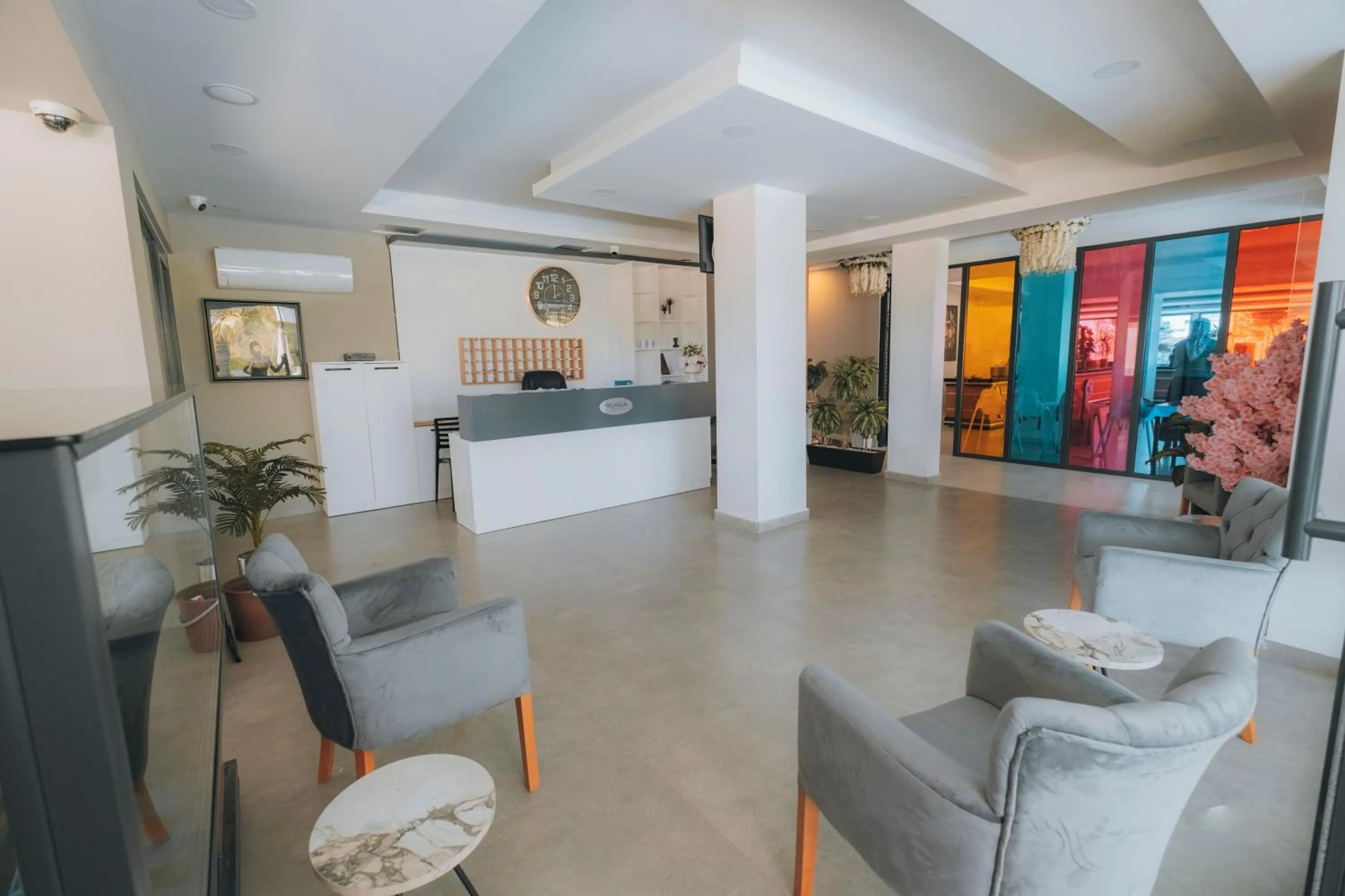 Lobby or reception in PALMİLA BUTİK OTEL