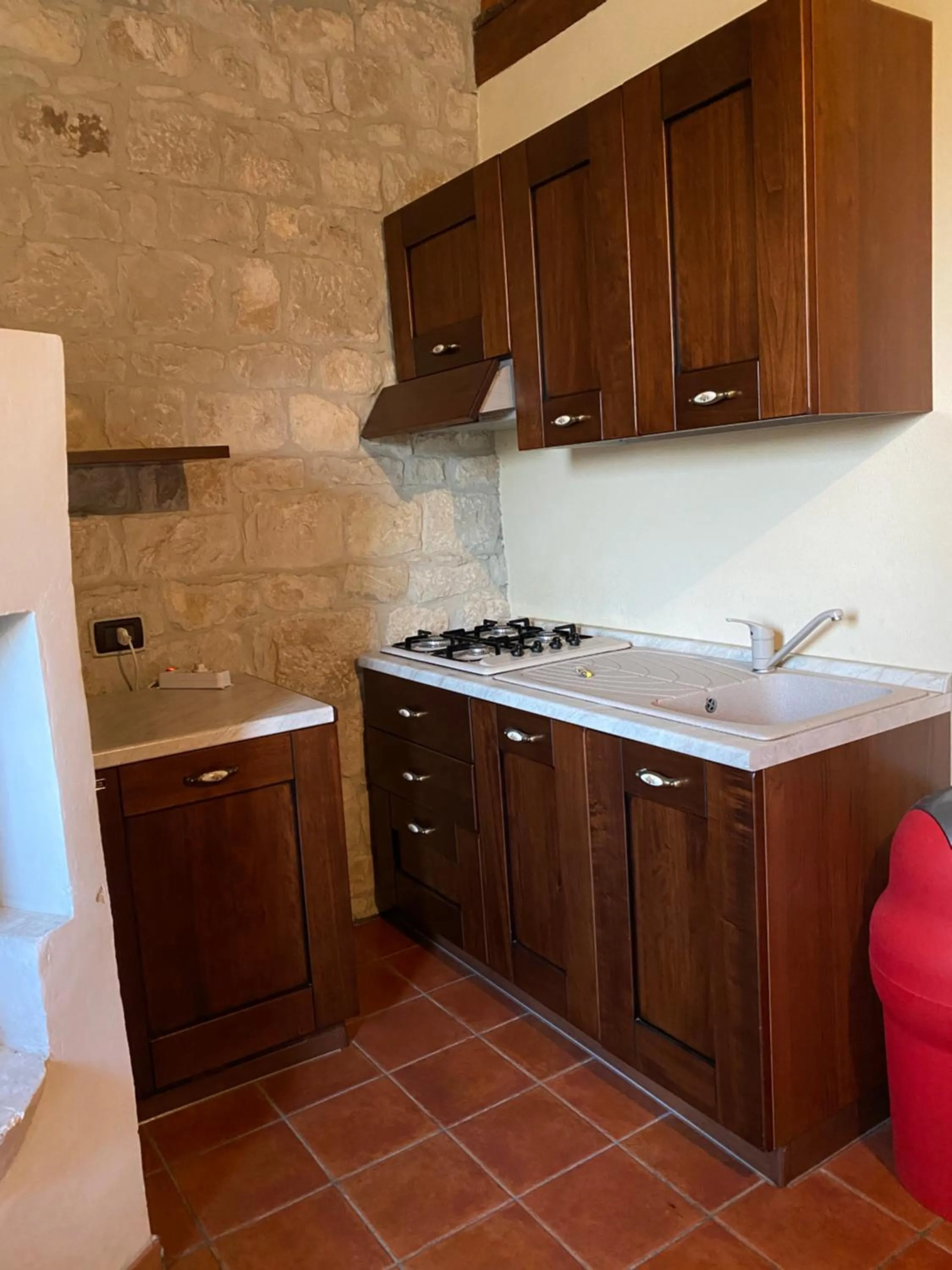 Kitchen or kitchenette in Agriturismo Il Melograno