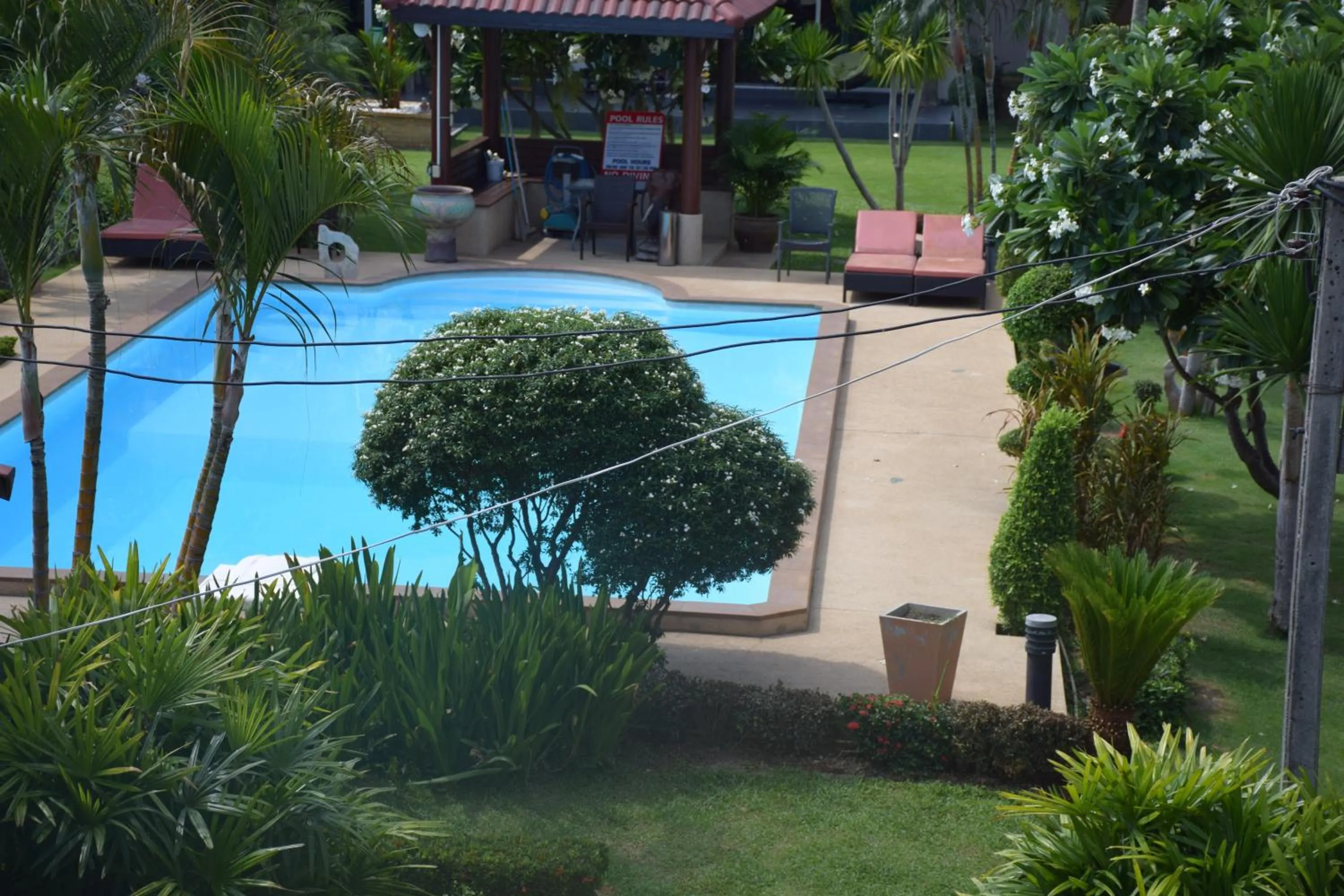 Pool view in Sumali Villa