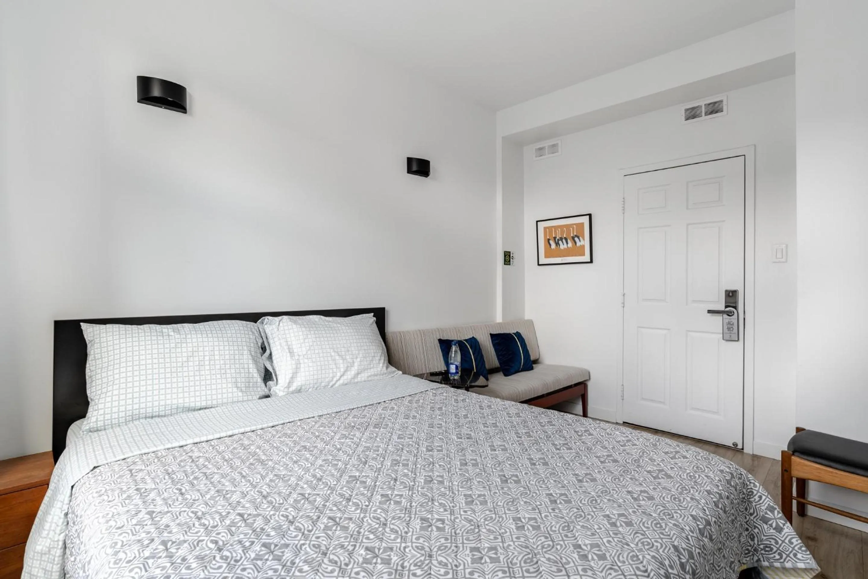 Bed in hotel le coach