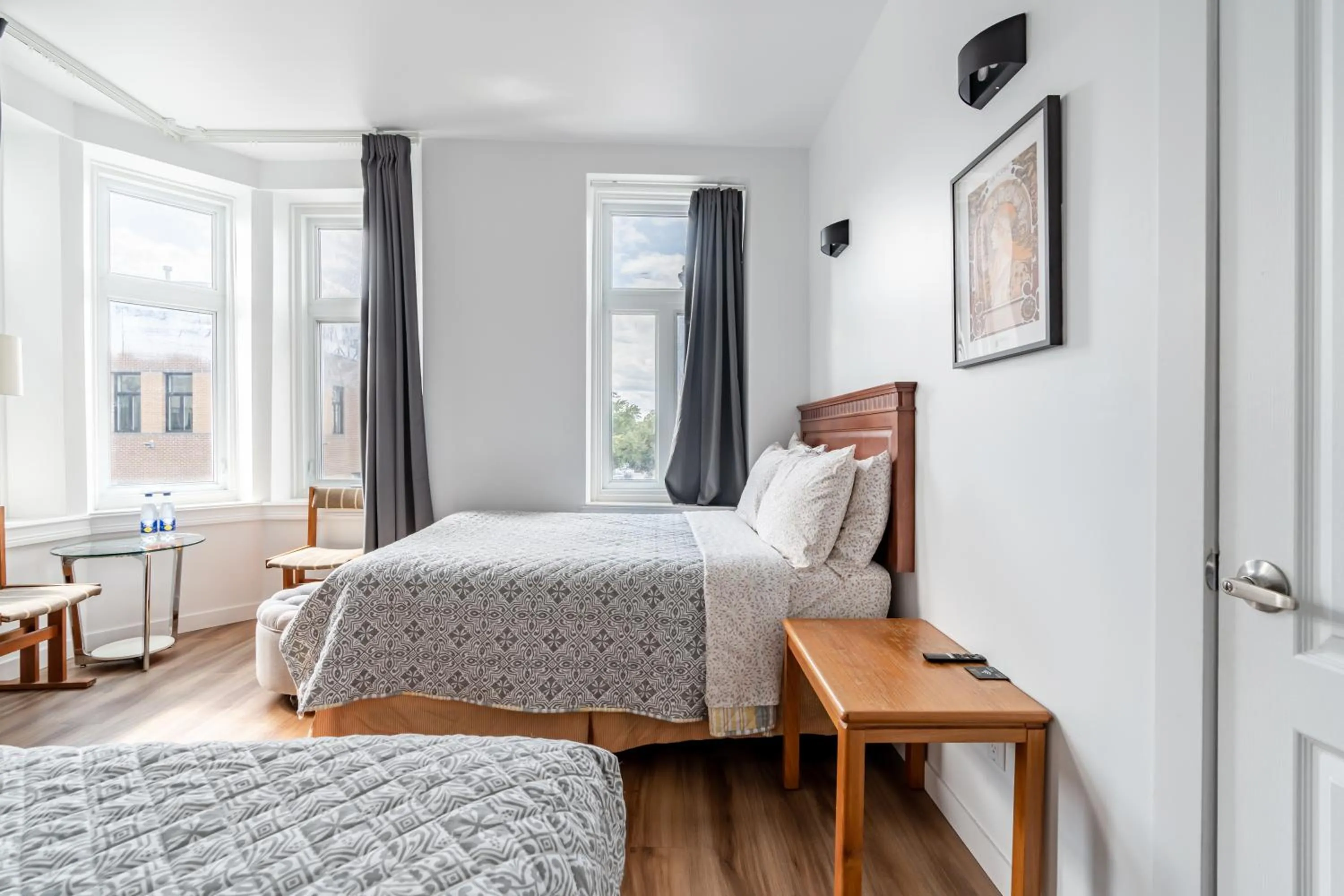 Bedroom, Bed in hotel le coach