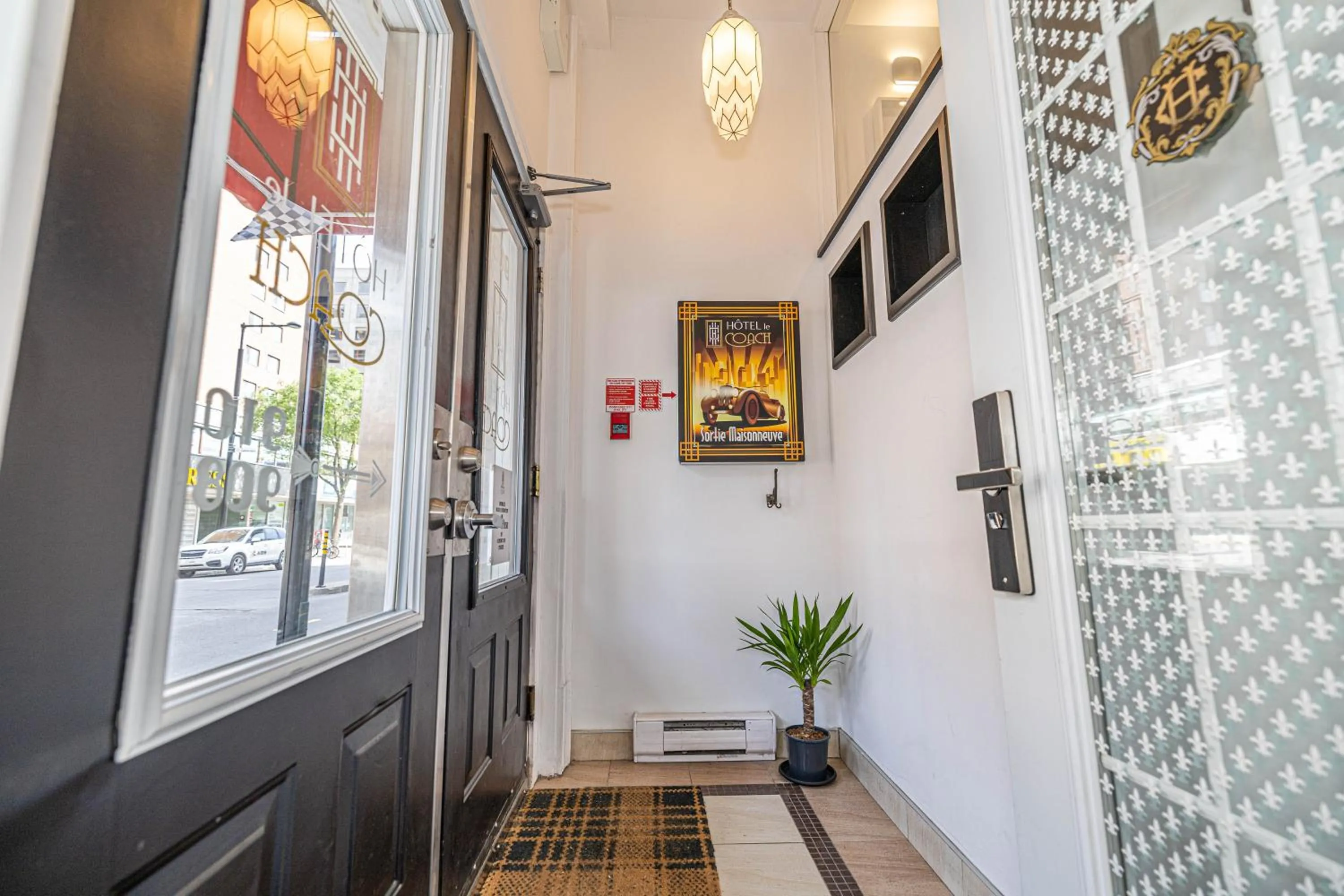 Property building in hotel le coach