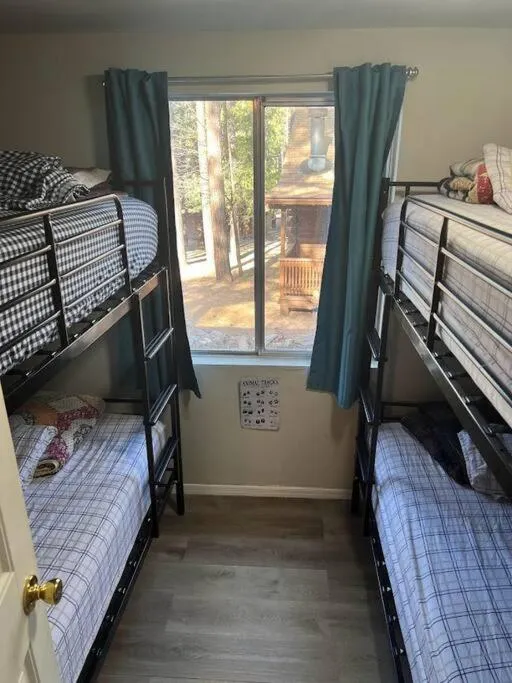 Bed in Forest Cabin 7 Seventh Heaven