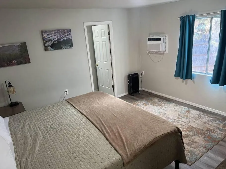 Bed in Forest Cabin 7 Seventh Heaven