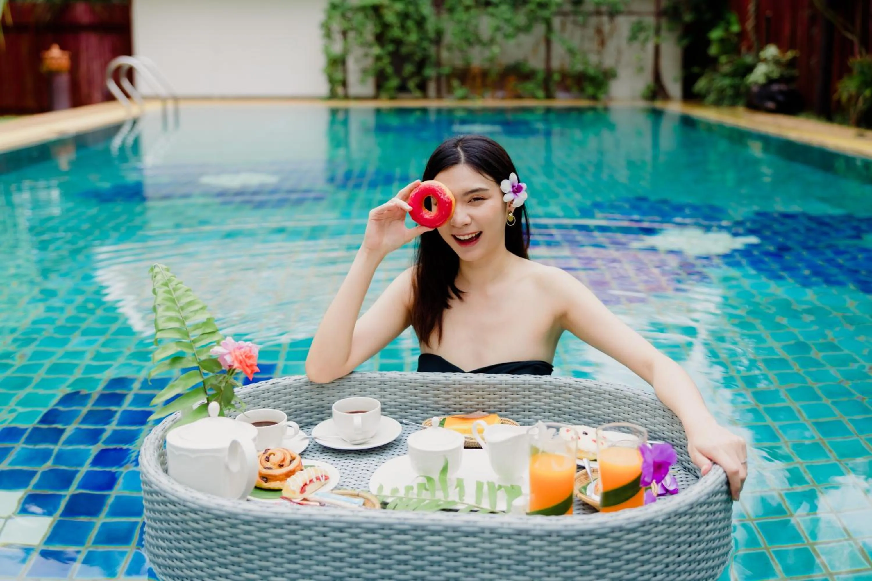 Breakfast in Villa Raya Resort Private Pool Villas