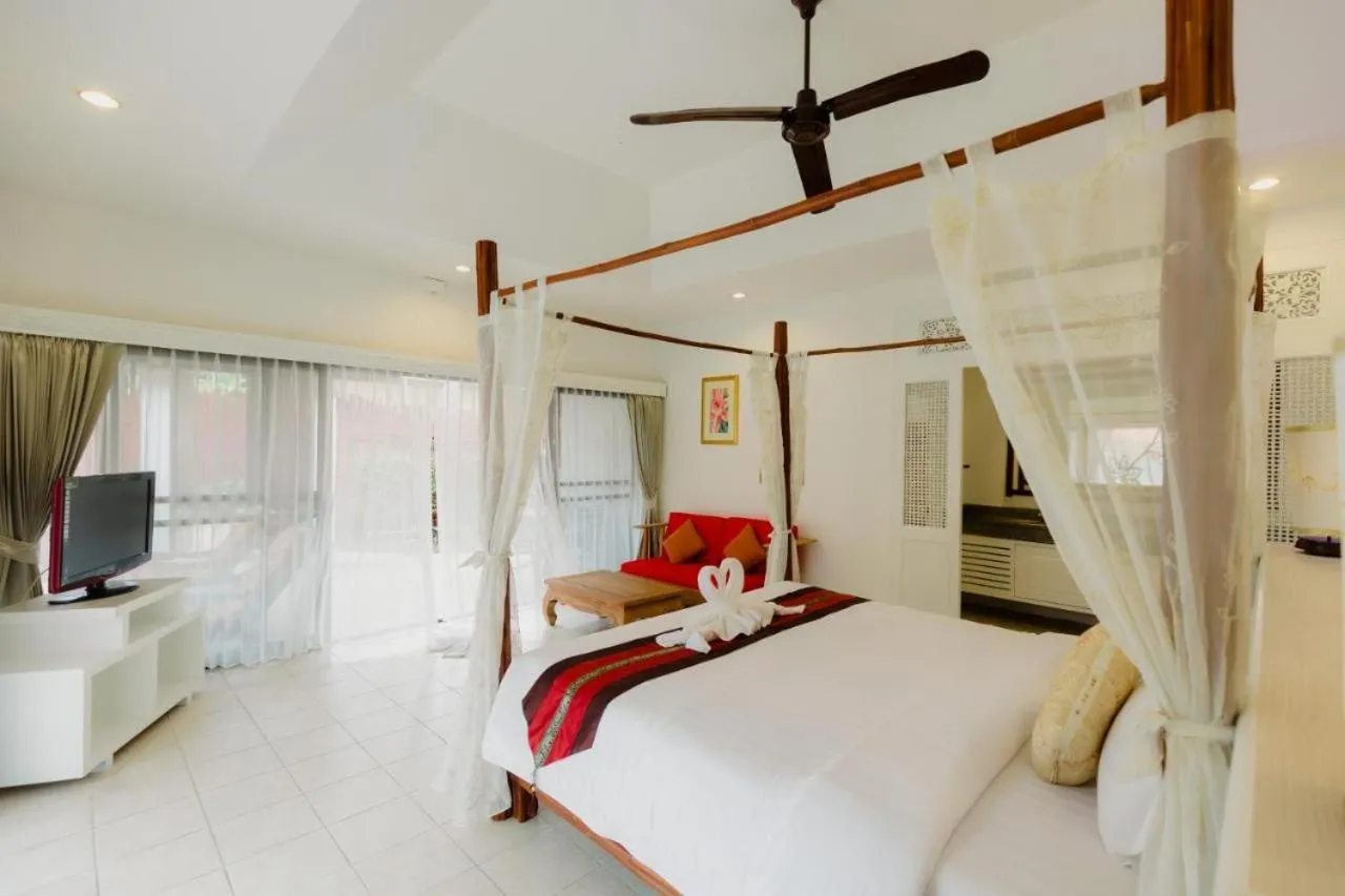 Bed in Villa Raya Resort Private Pool Villas