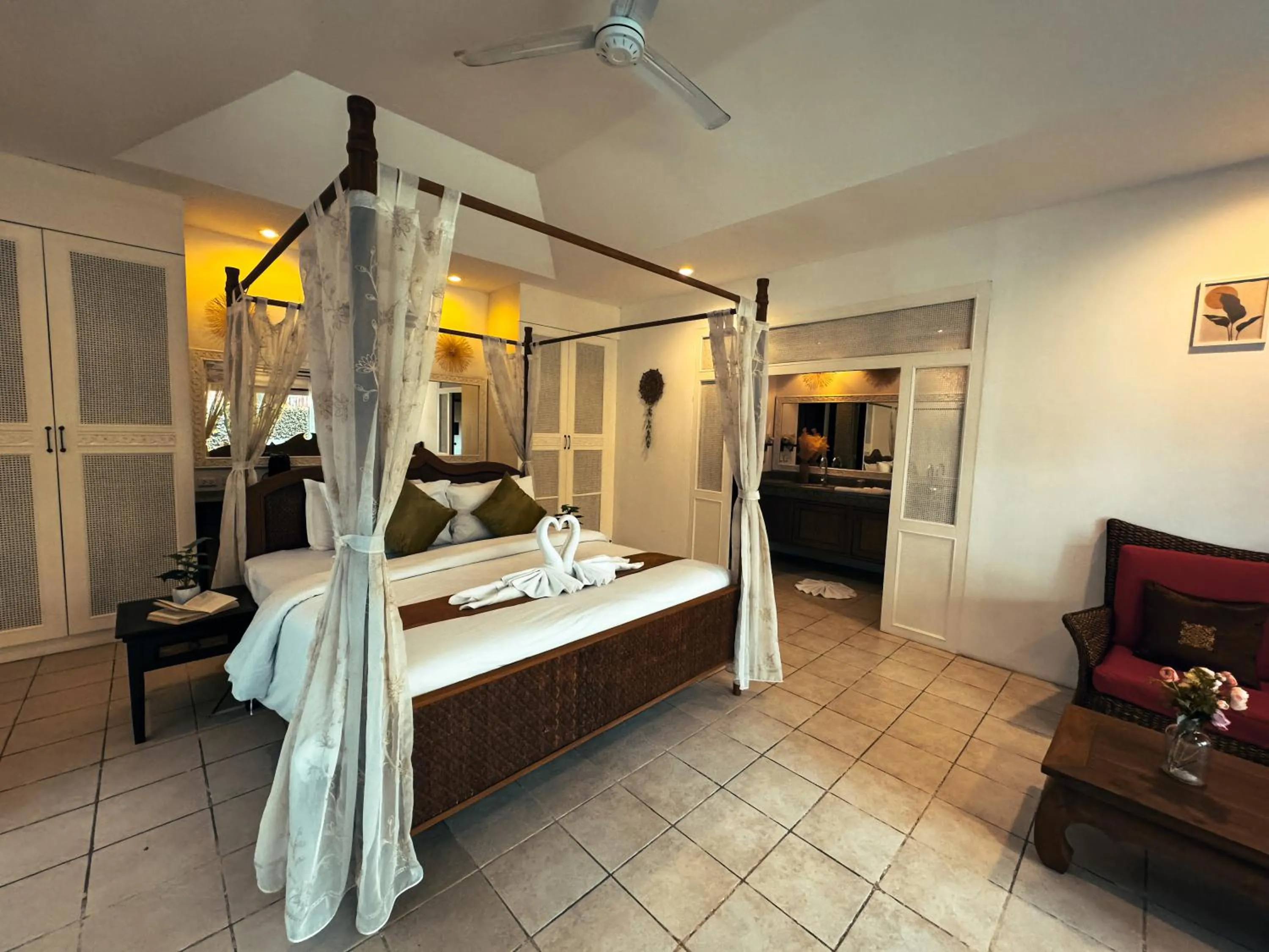 Bedroom, Bed in Villa Raya Resort Private Pool Villas