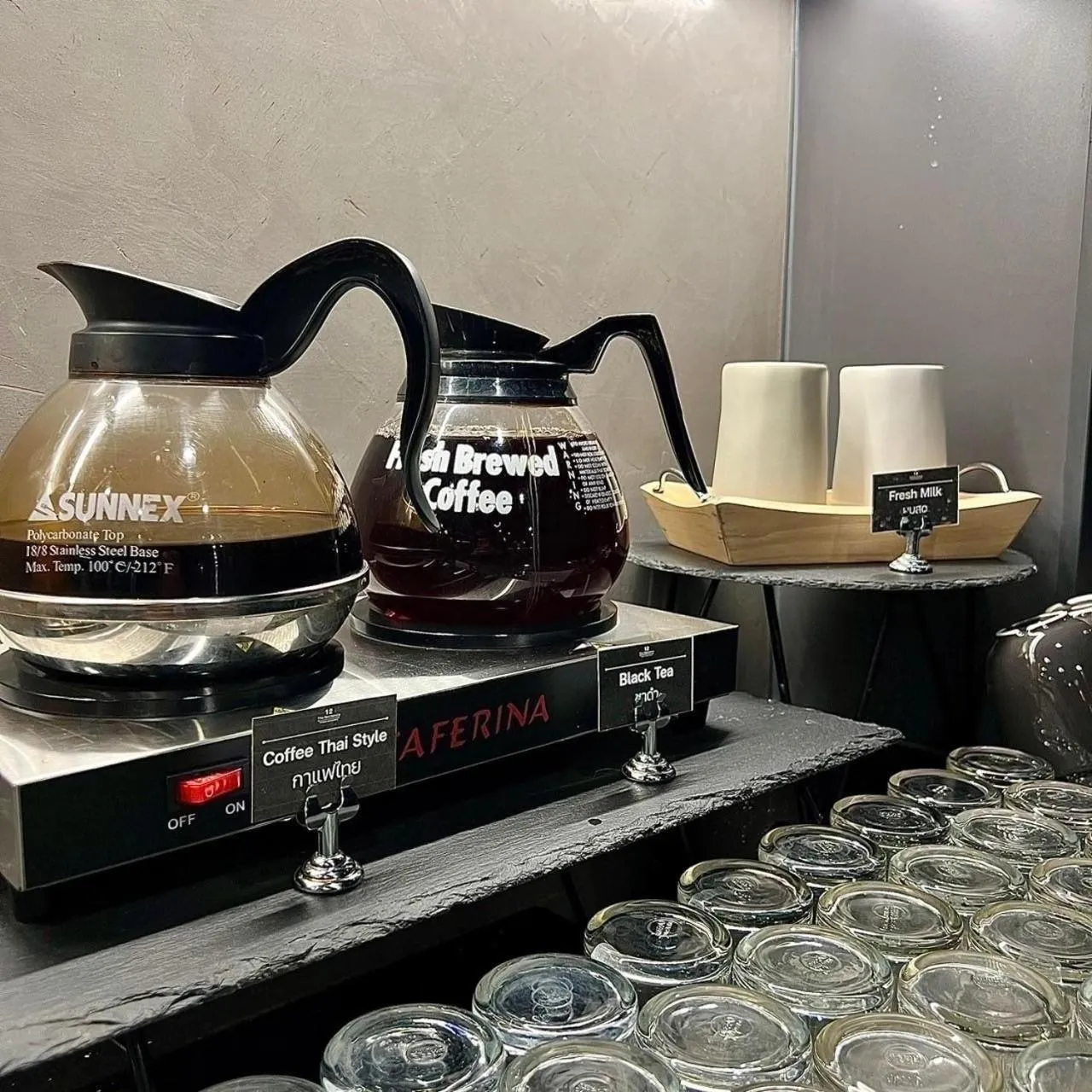 Buffet breakfast in 12 The Residence Hotel at Don Mueang Airport