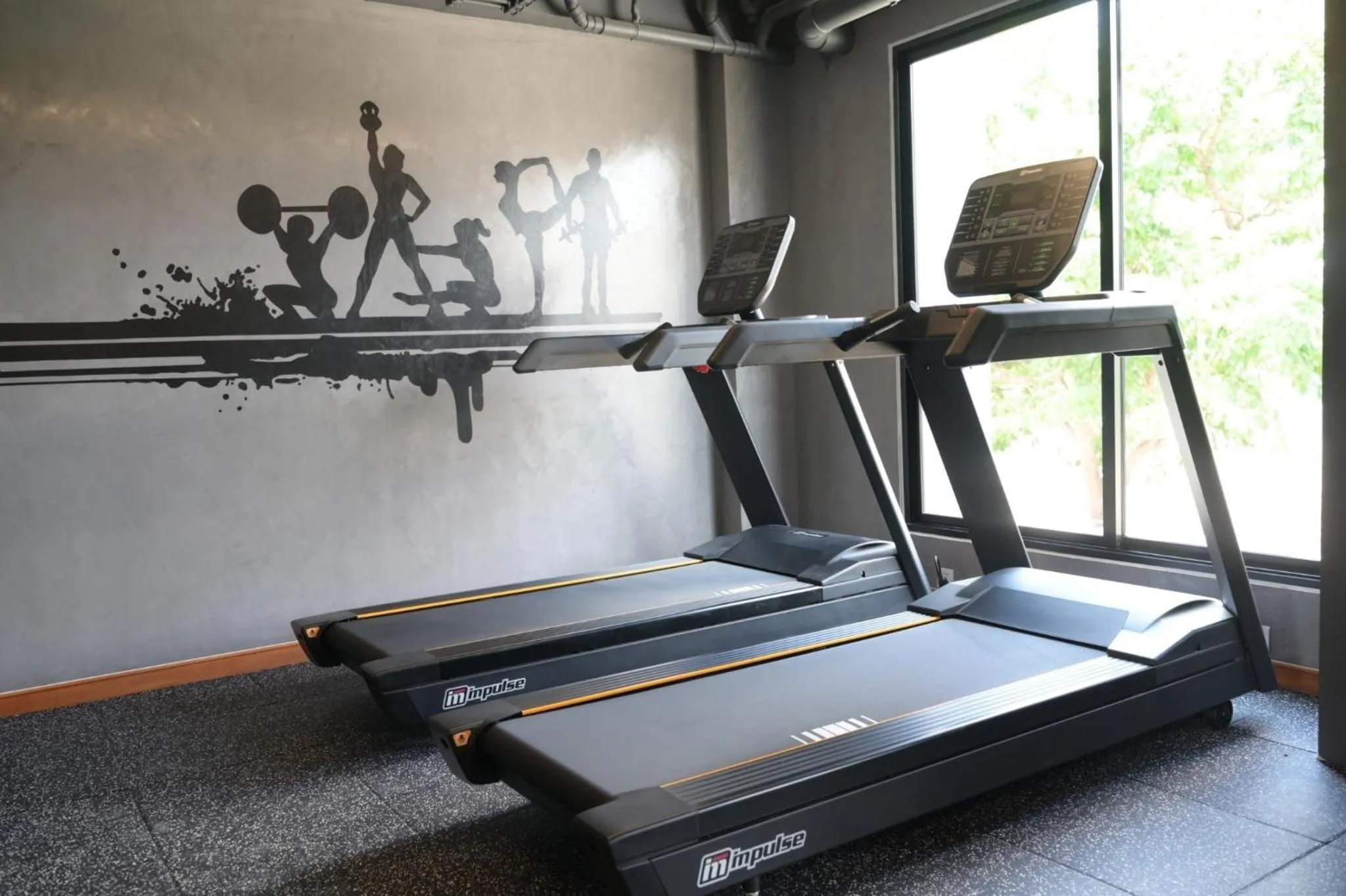 Fitness centre/facilities in 12 The Residence Hotel at Don Mueang Airport