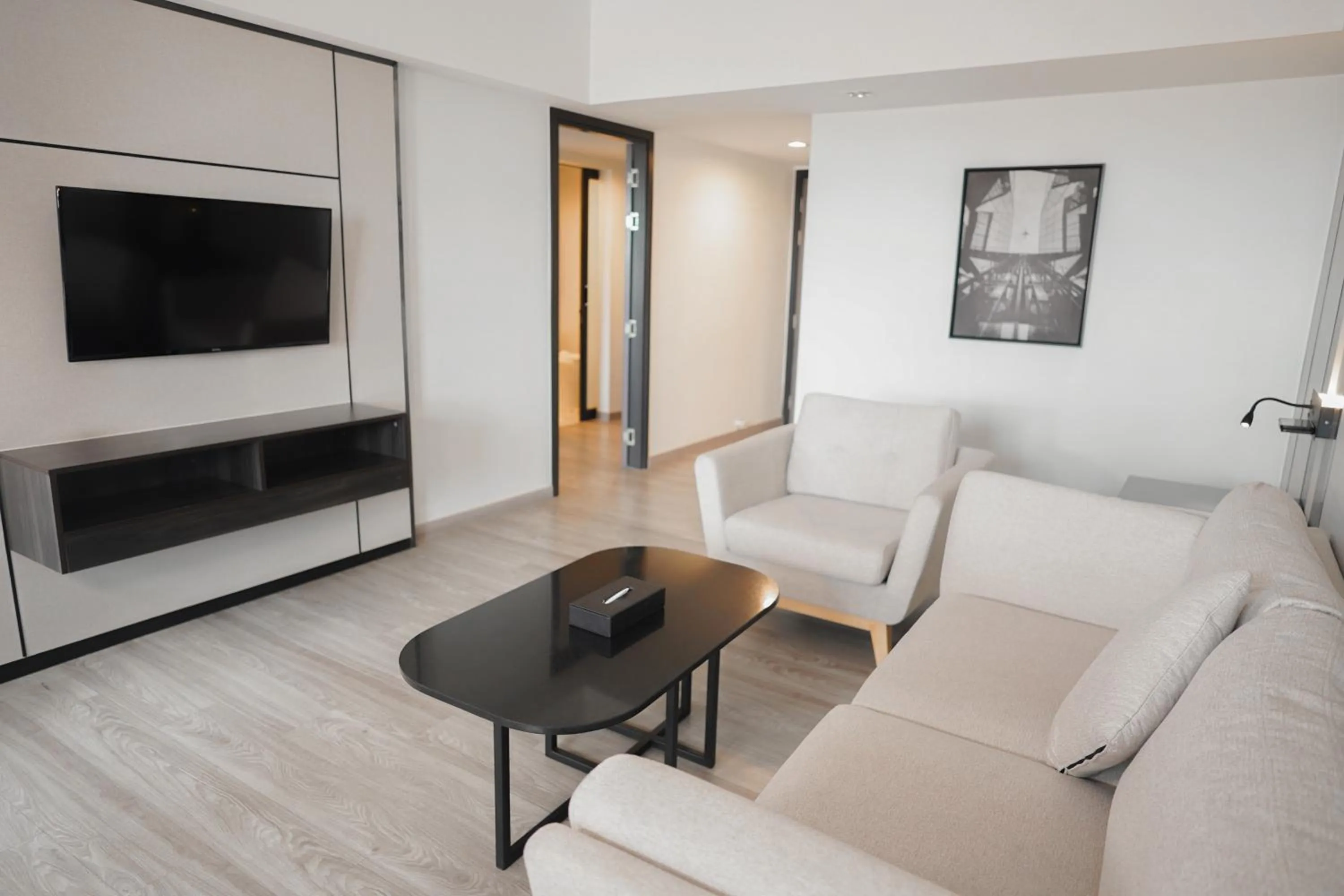 Living room in 12 The Residence Hotel at Don Mueang Airport