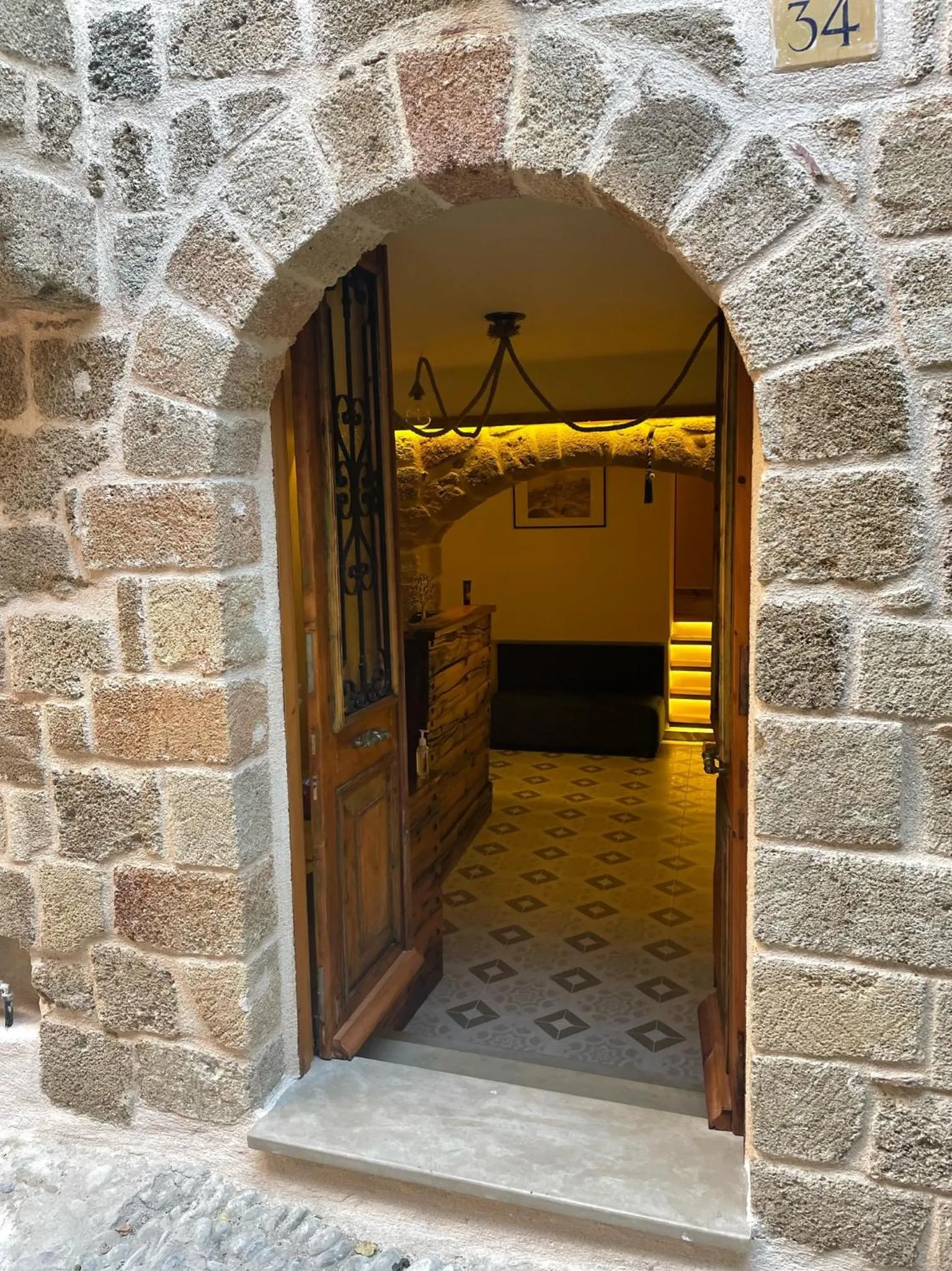 Facade/entrance in Midgard Suites (Medieval Town)