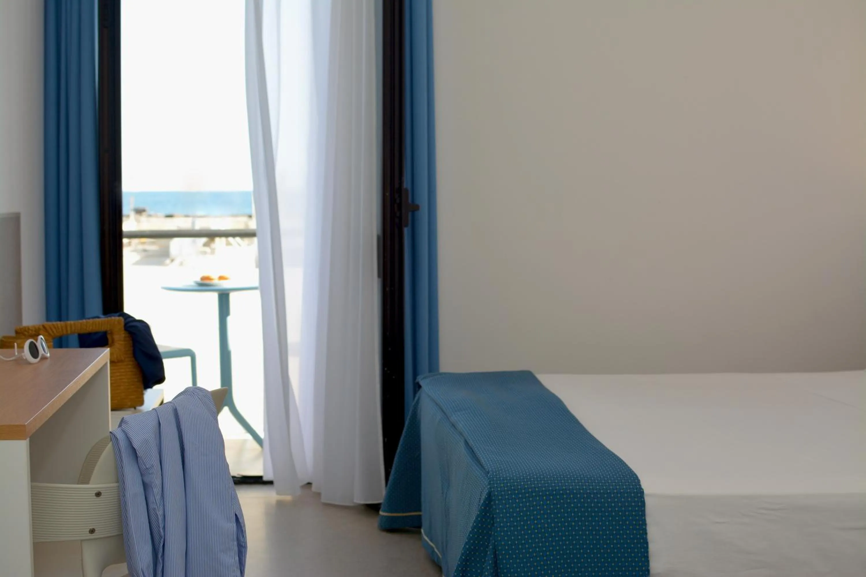 Bed in Hotel Miramare