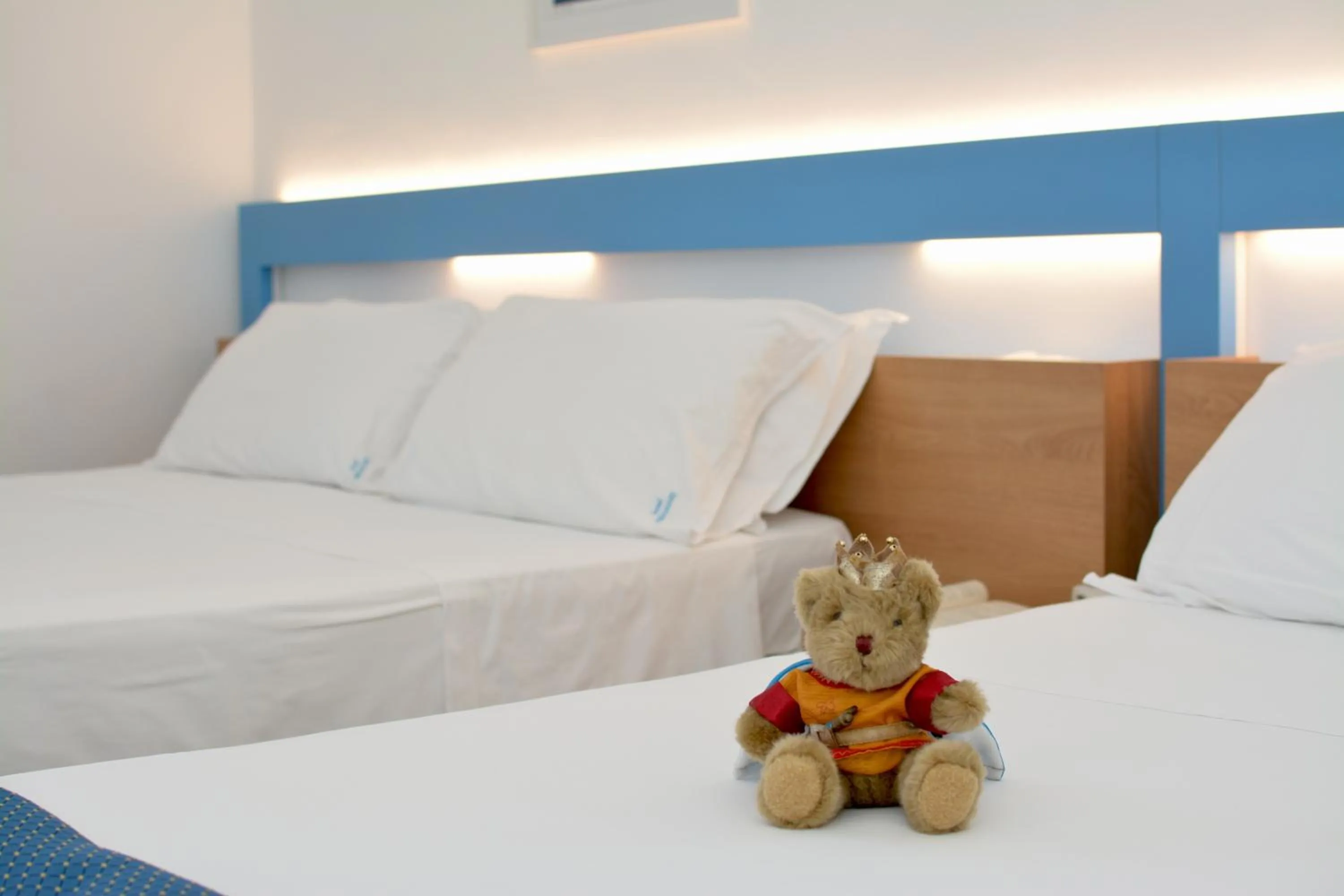 Bed in Hotel Miramare