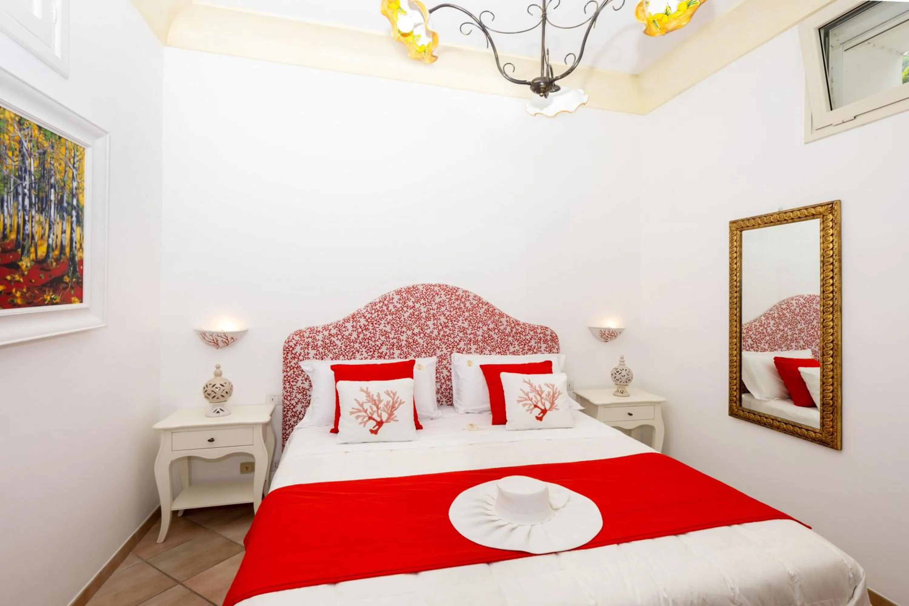 Bed in Hotel Royal Prisco