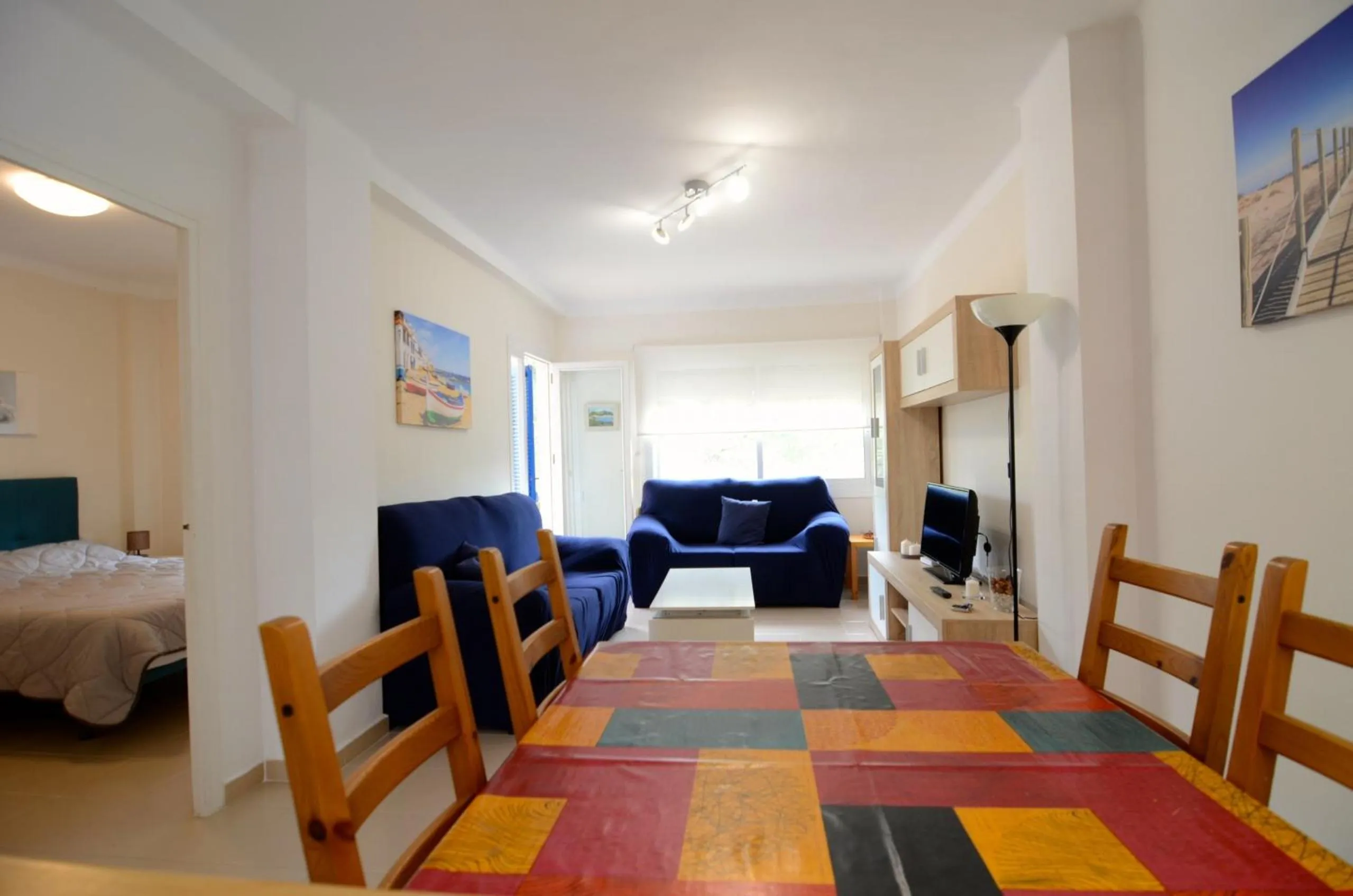 Dining area, Bed in Bosmar 3G