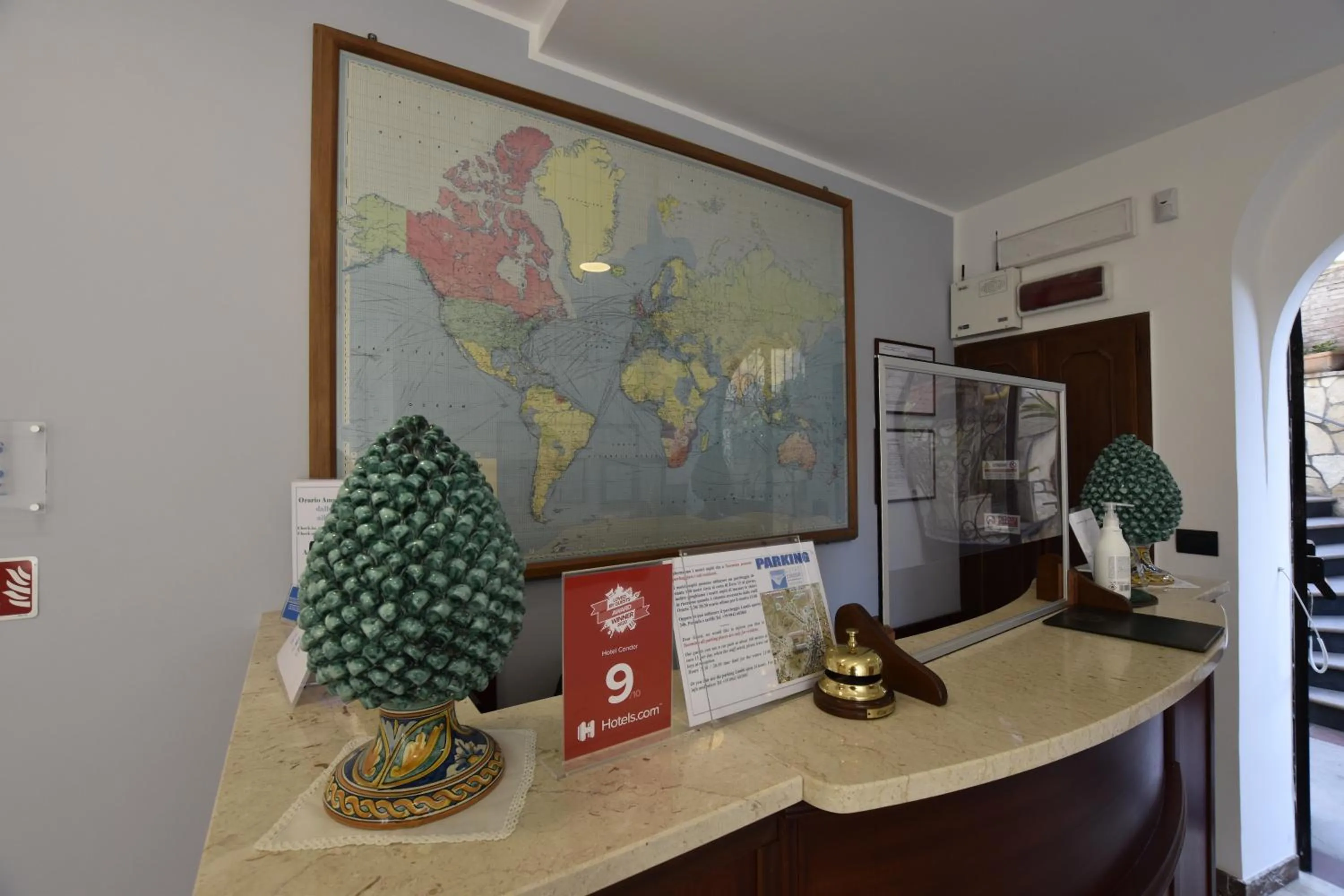 Lobby or reception in Hotel Condor