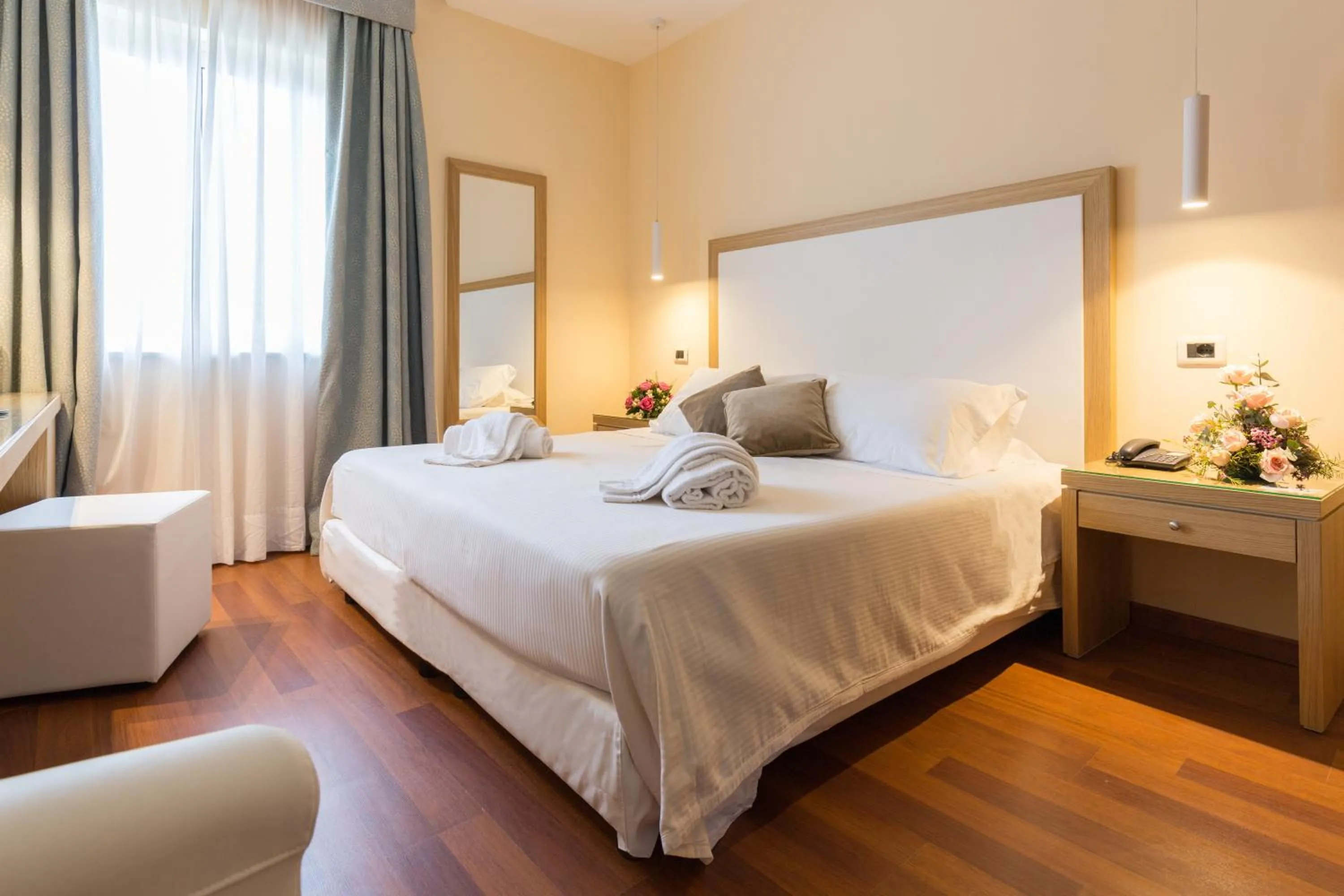 Bed in Hotel Villa Esperia