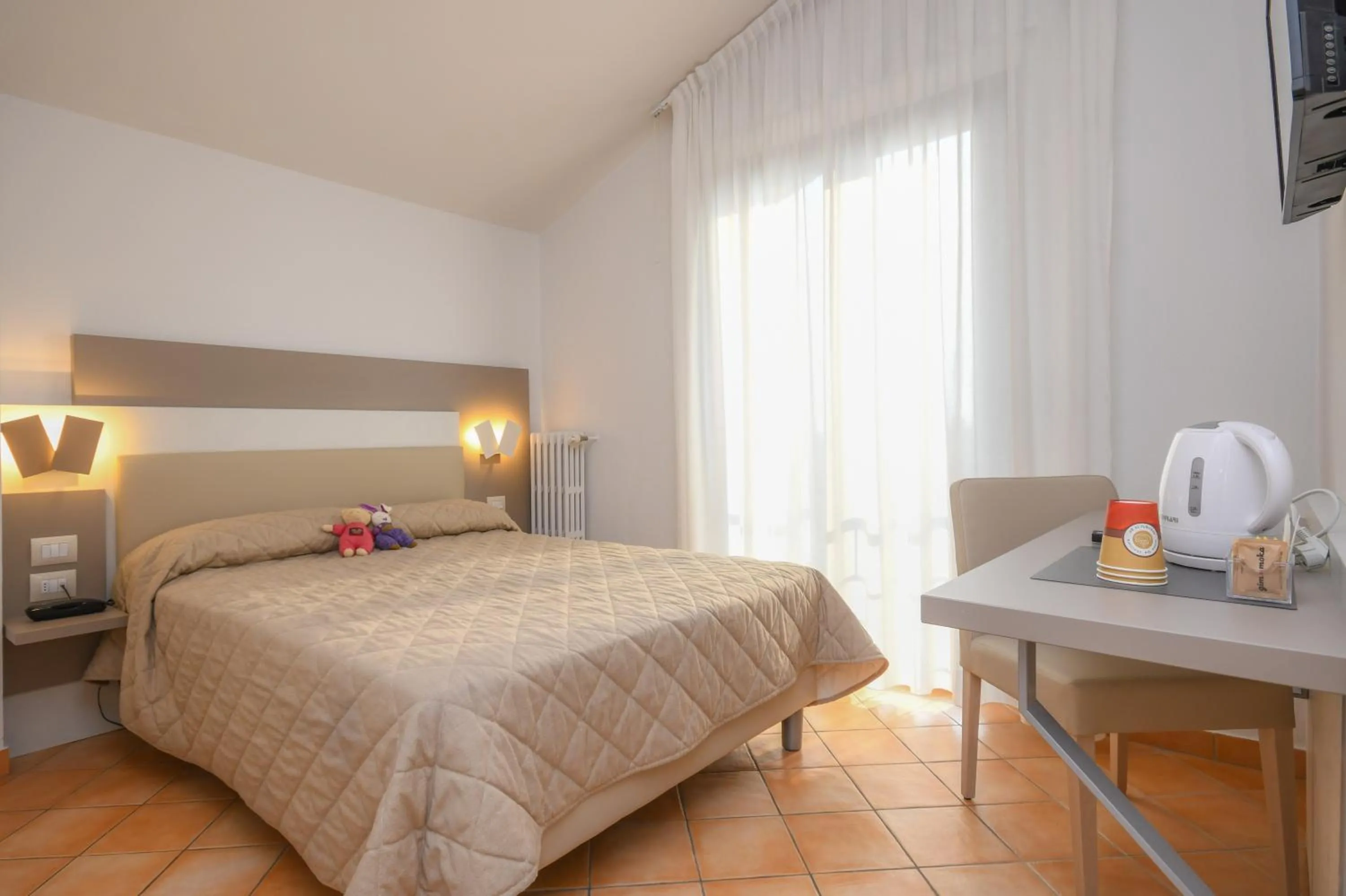 Bedroom, Bed in Hotel Riel