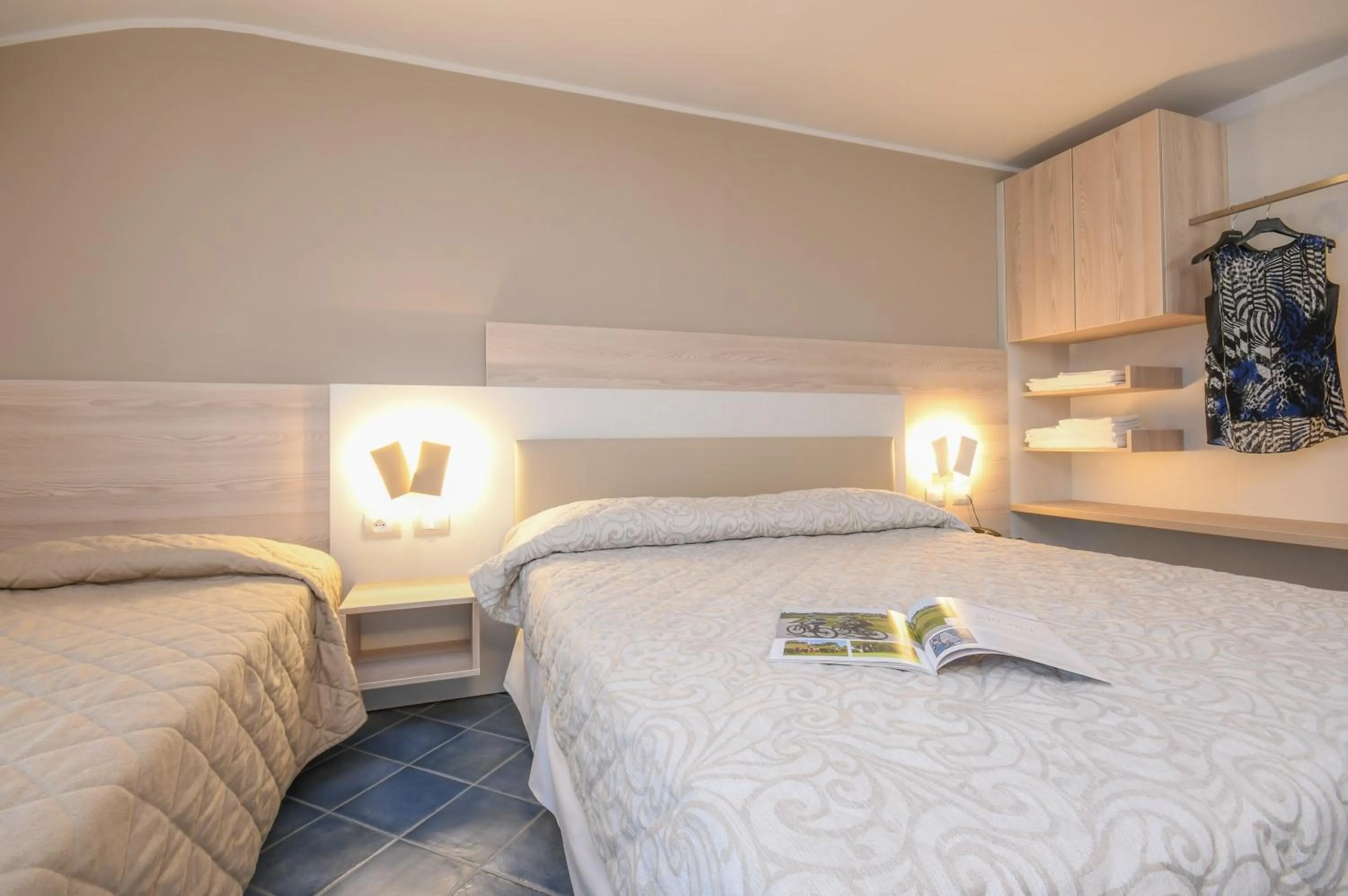 Bedroom, Bed in Hotel Riel