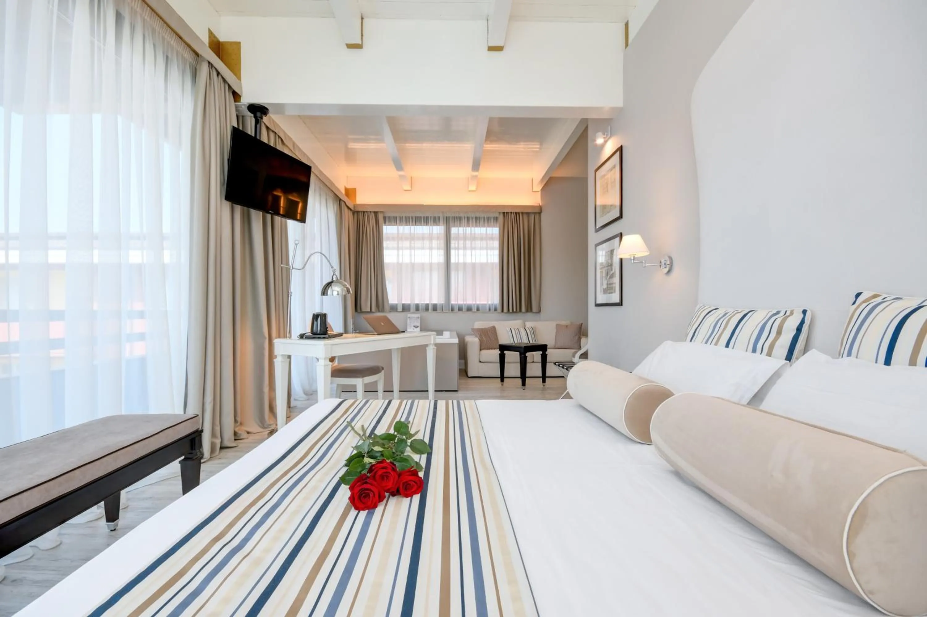 Bedroom, Bed in Hotel Oliveto