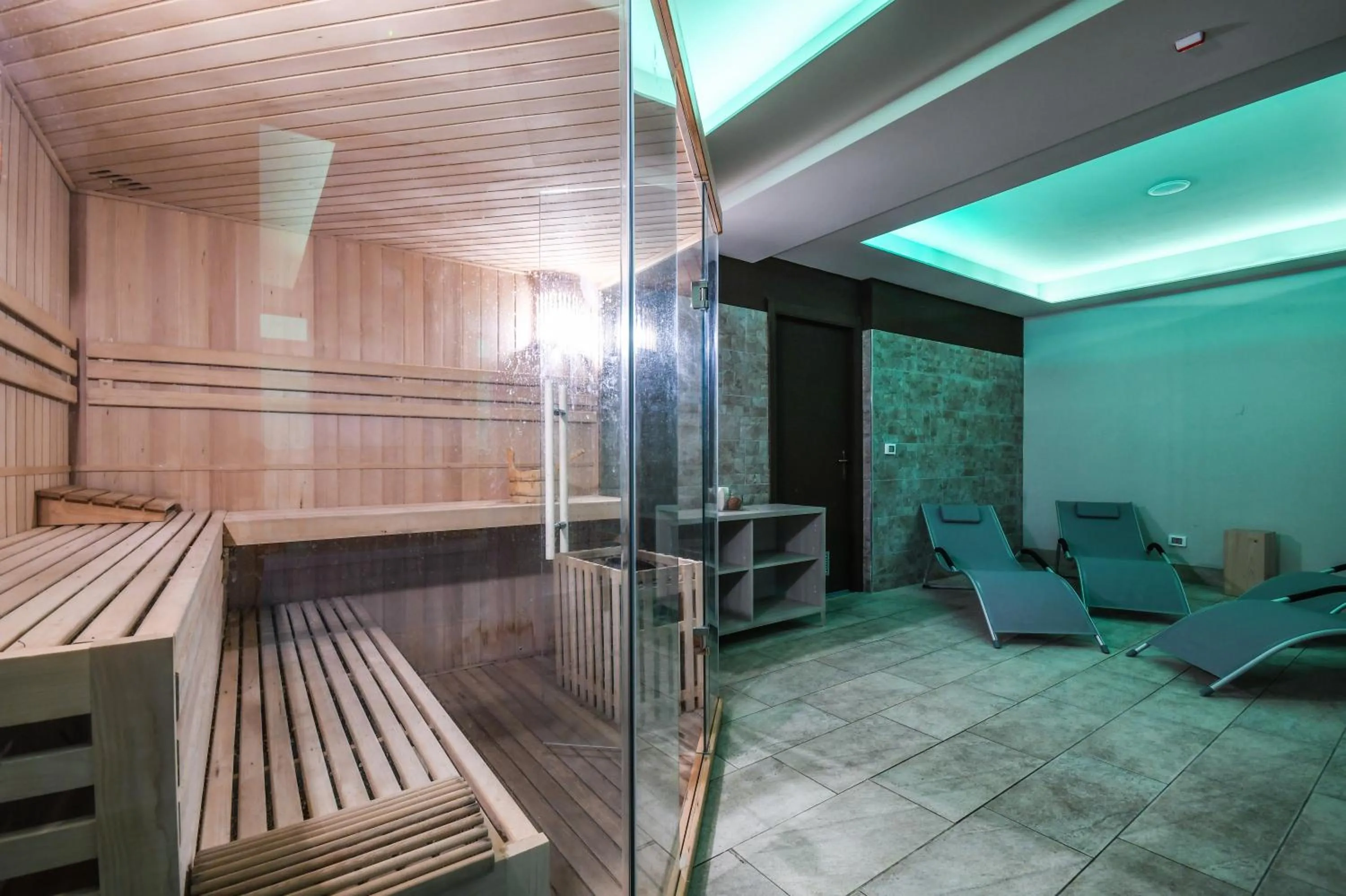 Sauna in Hotel Oliveto