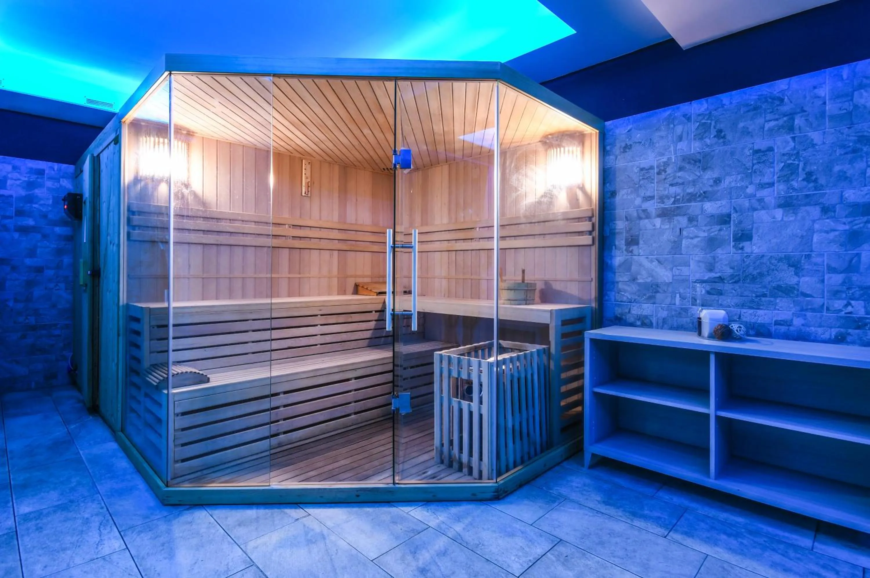 Sauna in Hotel Oliveto