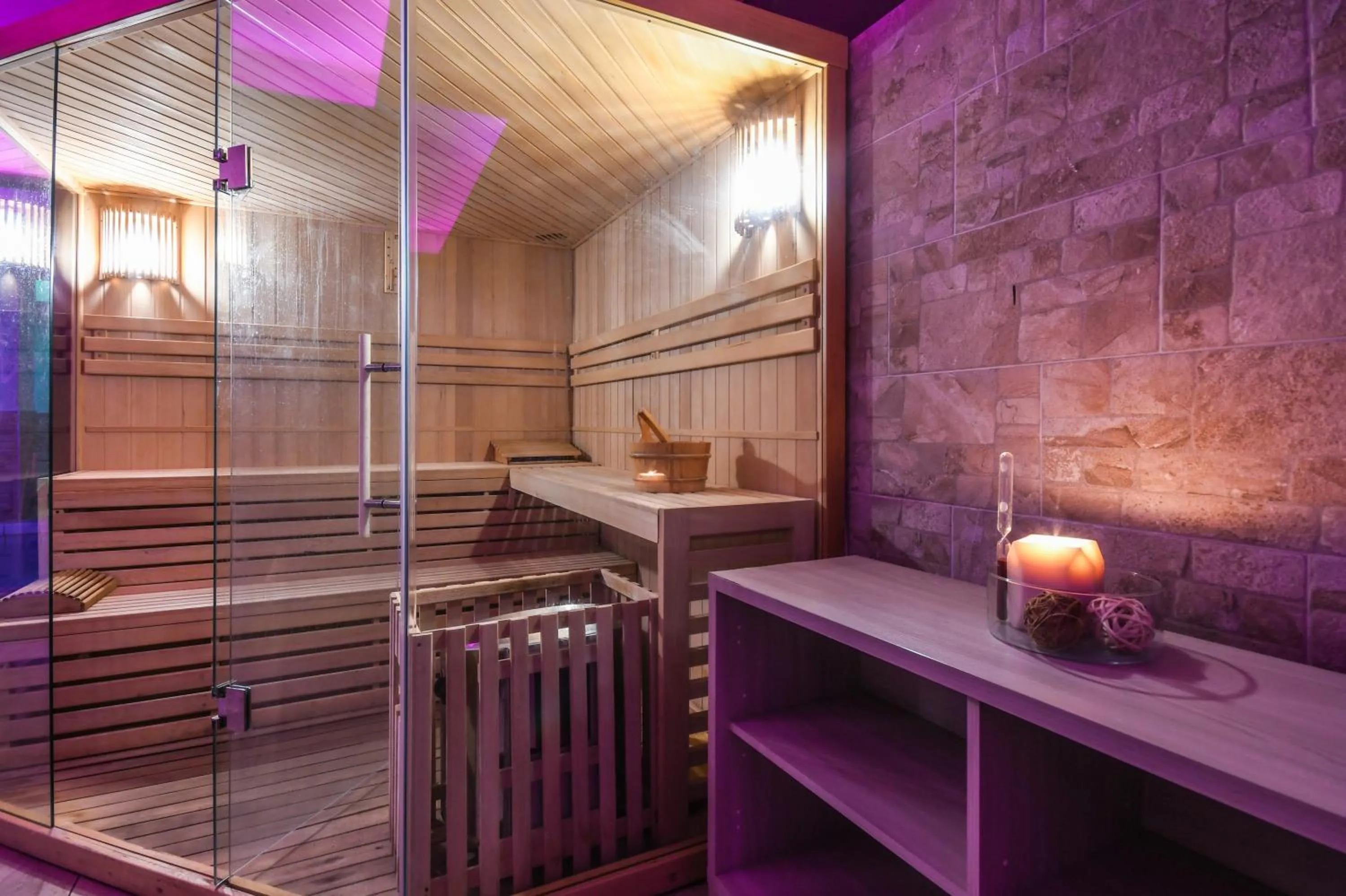 Sauna in Hotel Oliveto