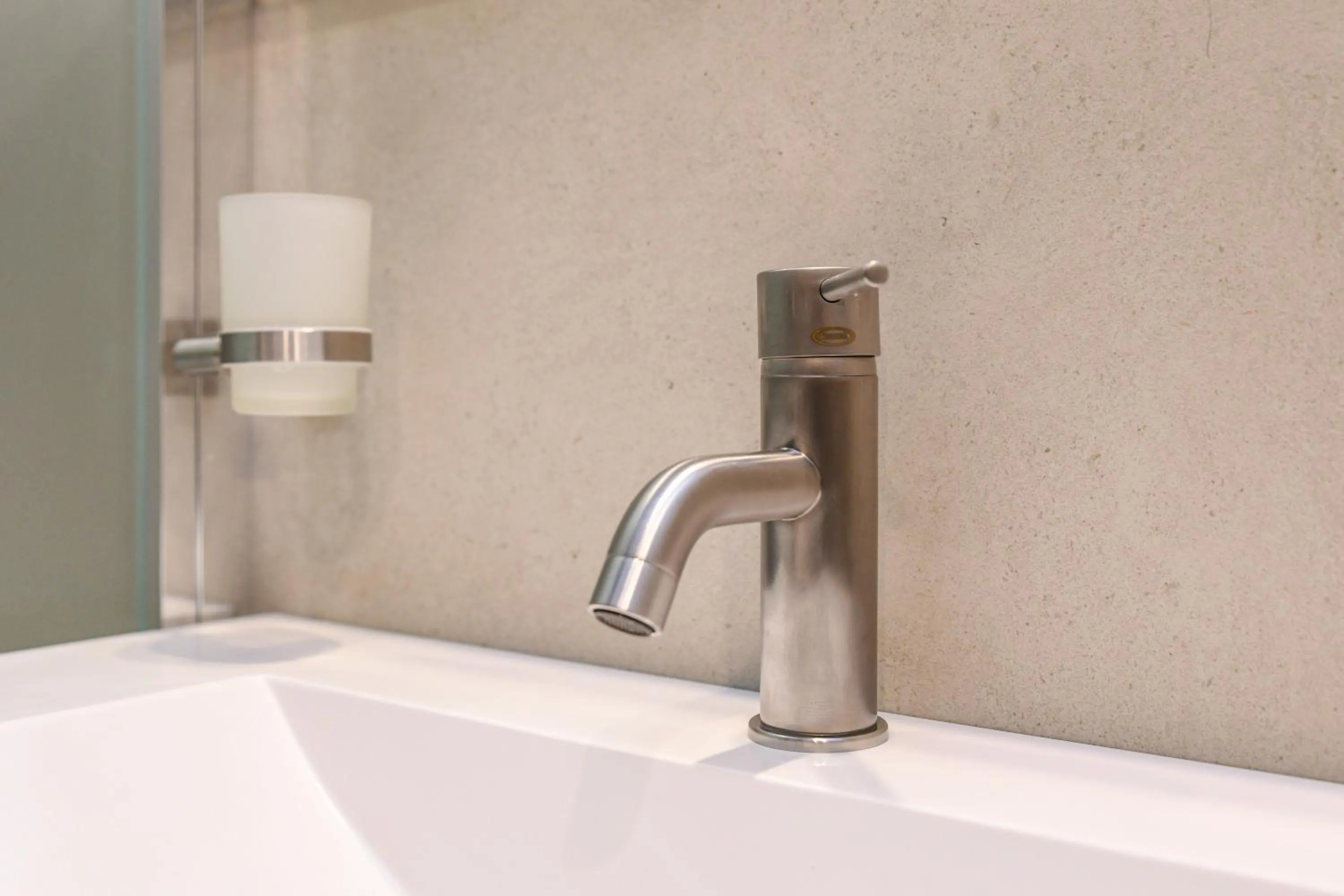 Bathroom in Hotel Oliveto