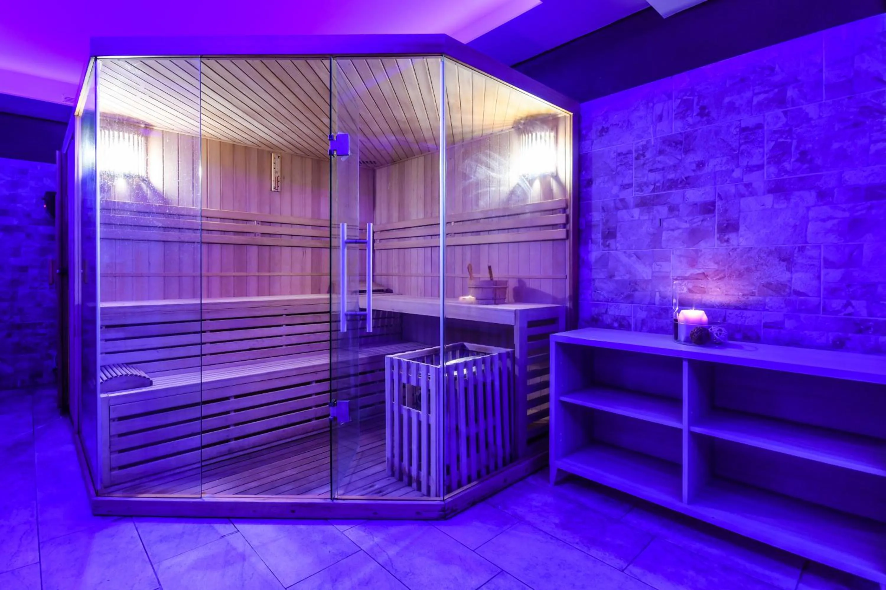 Sauna in Hotel Oliveto