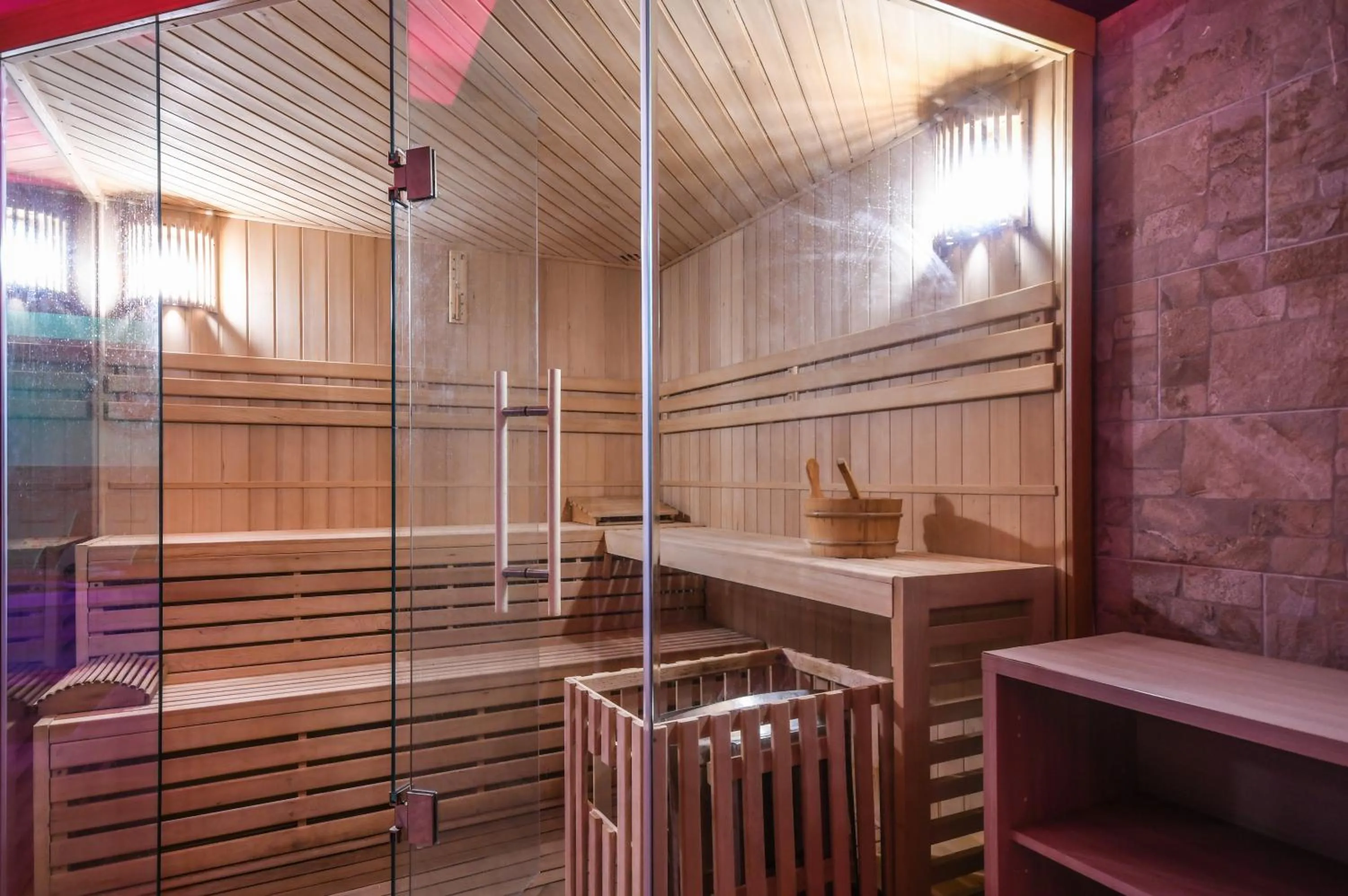 Sauna in Hotel Oliveto