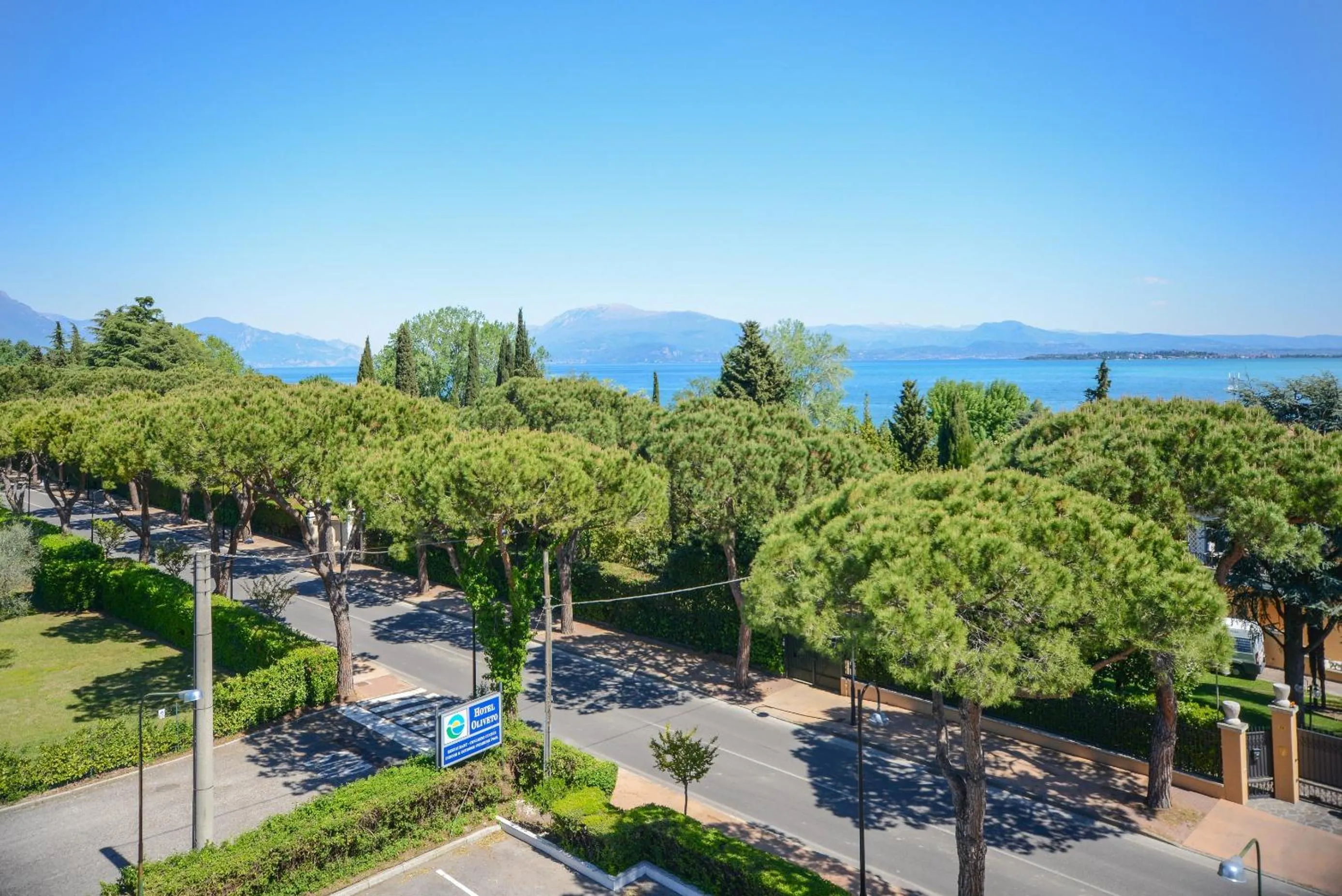 Lake view in Hotel Oliveto