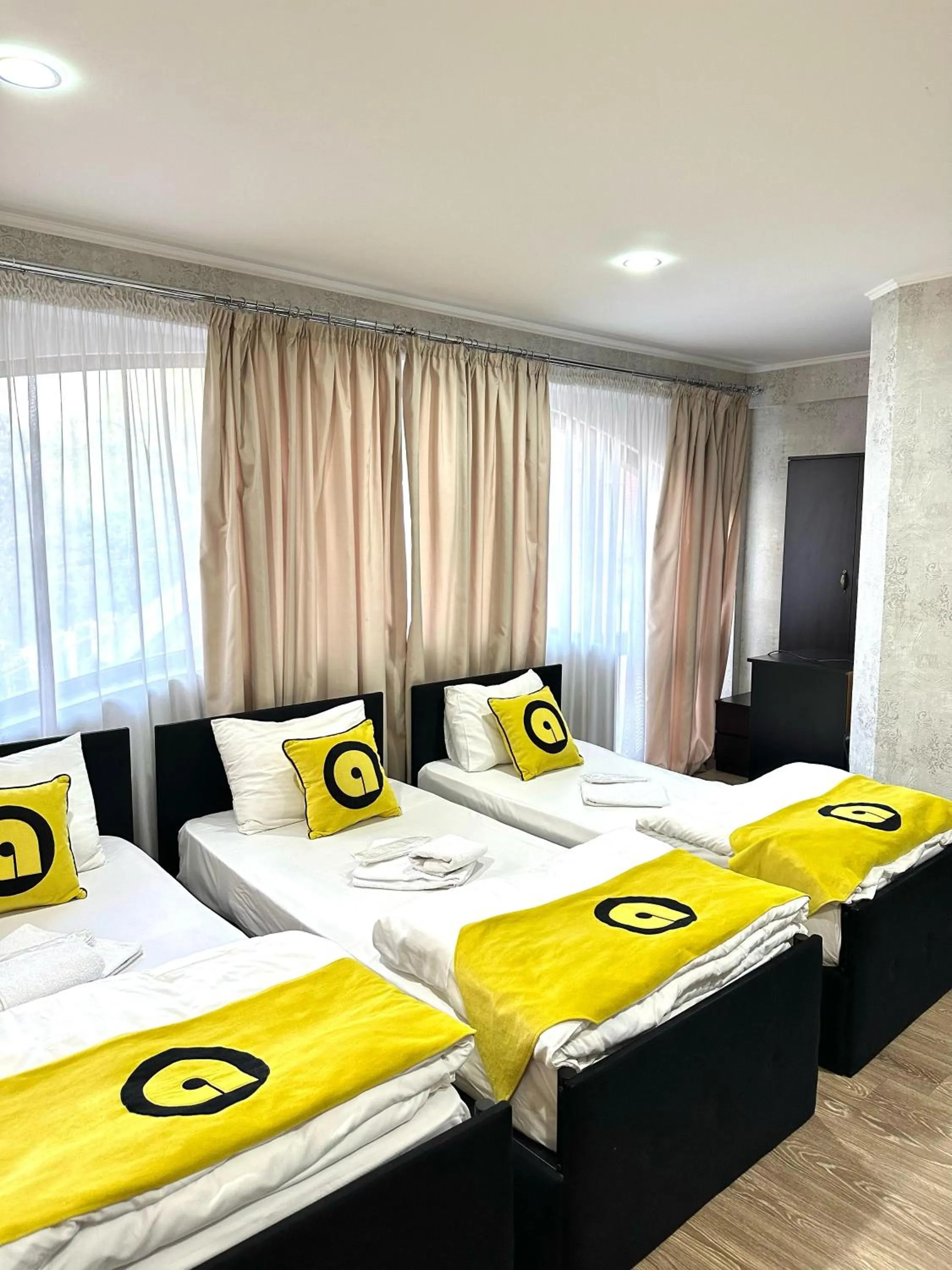 Bed in Hotel Aira Plaza