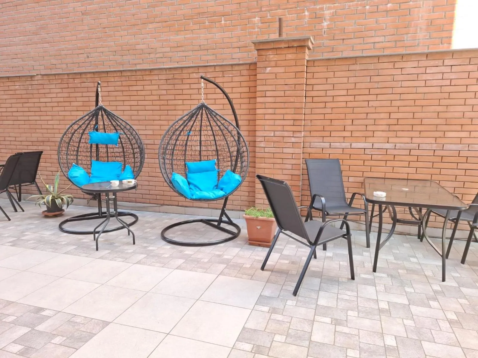 Patio in Hotel Aira Plaza