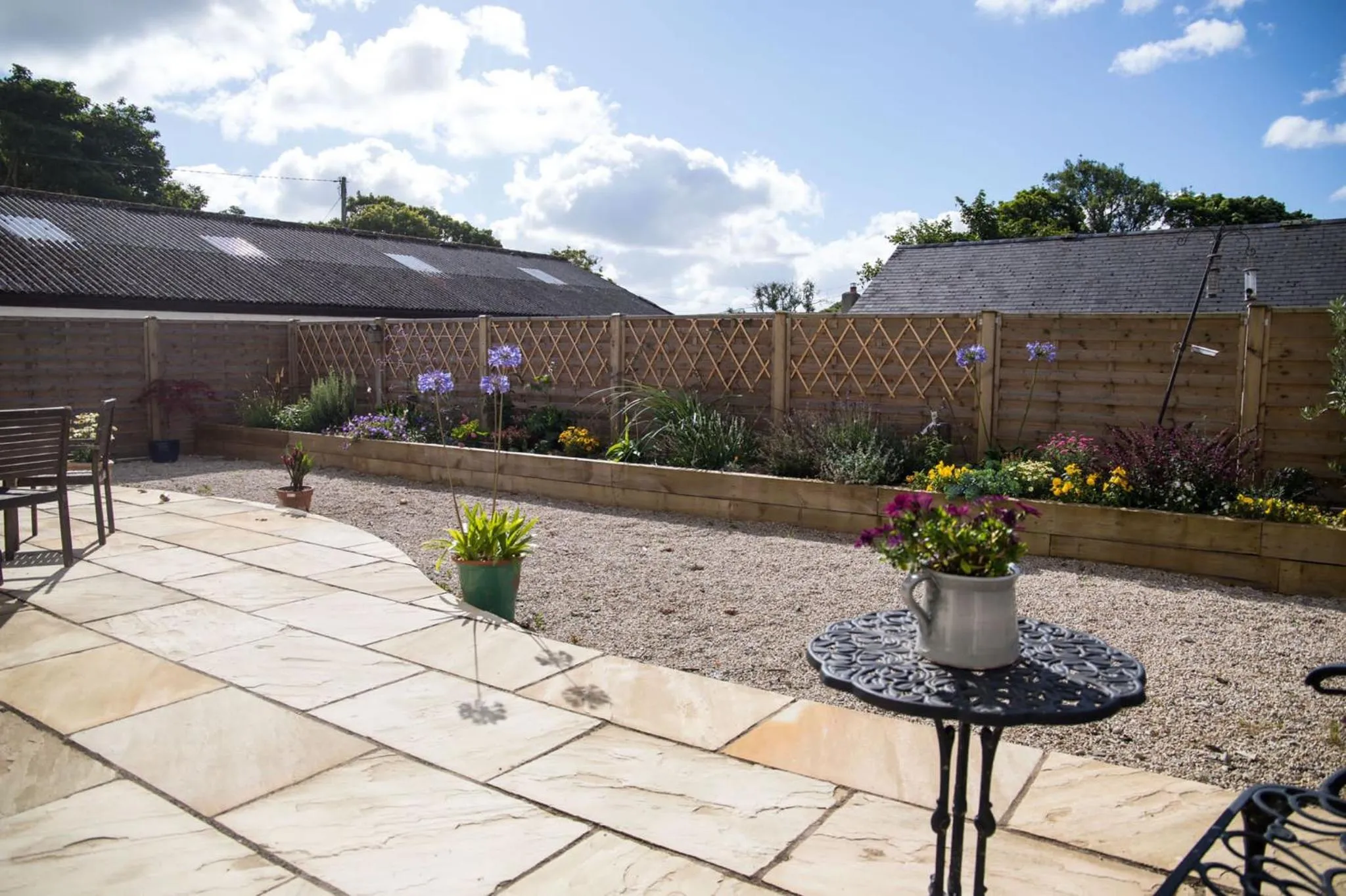 Patio in Tresithick Vean Bed and Breakfast