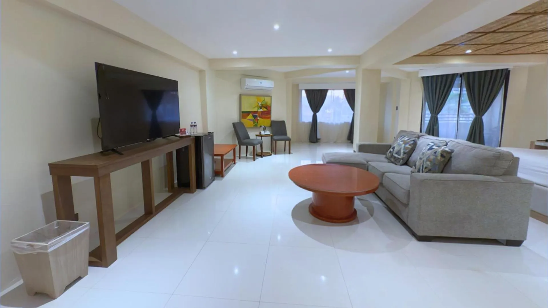 Seating area in Whiterock Beach Hotel and Waterpark