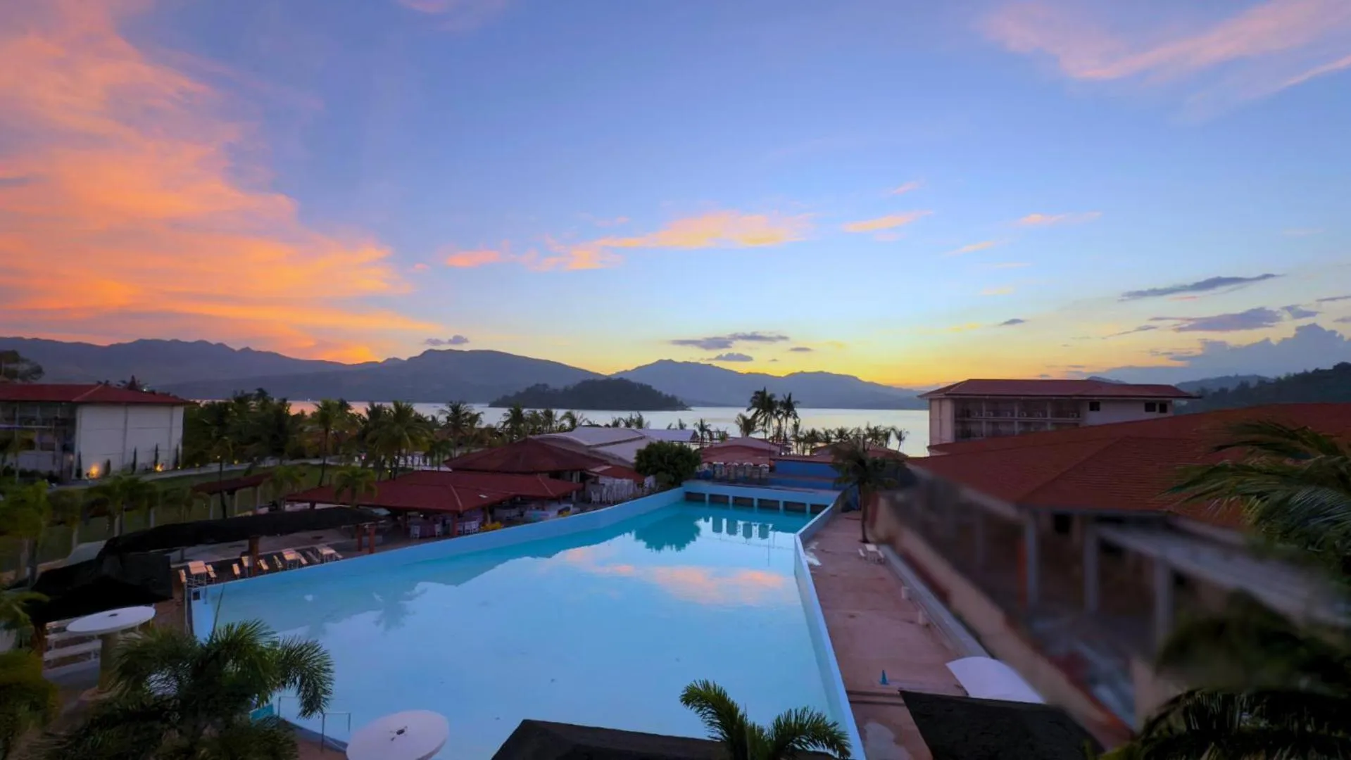 Pool view in Whiterock Beach Hotel and Waterpark