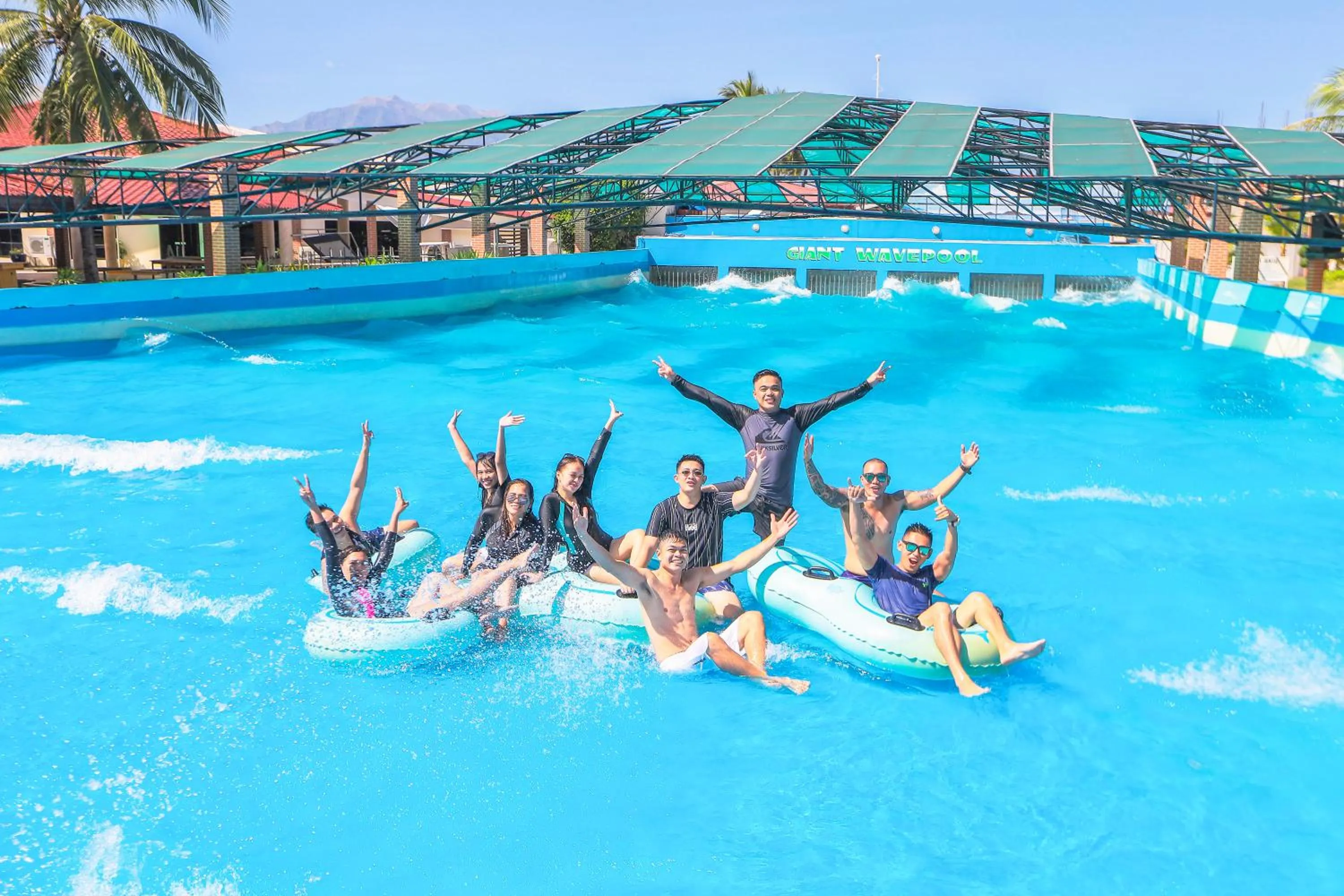Aqua park in Whiterock Beach Hotel and Waterpark
