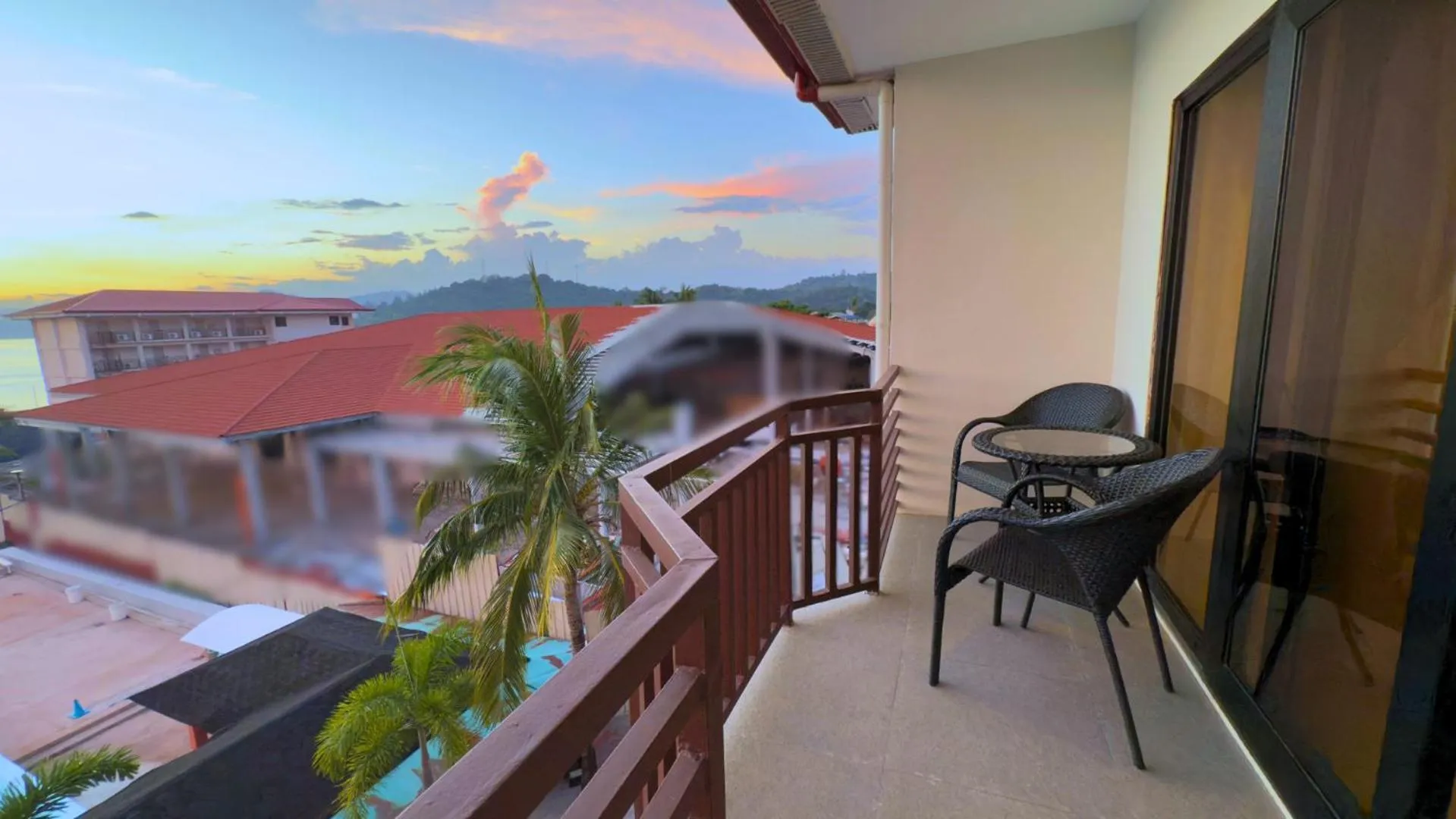 Balcony/Terrace in Whiterock Beach Hotel and Waterpark