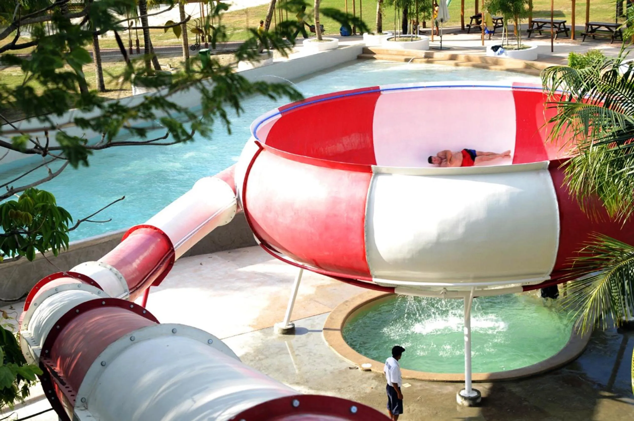 Aqua park in Whiterock Beach Hotel and Waterpark