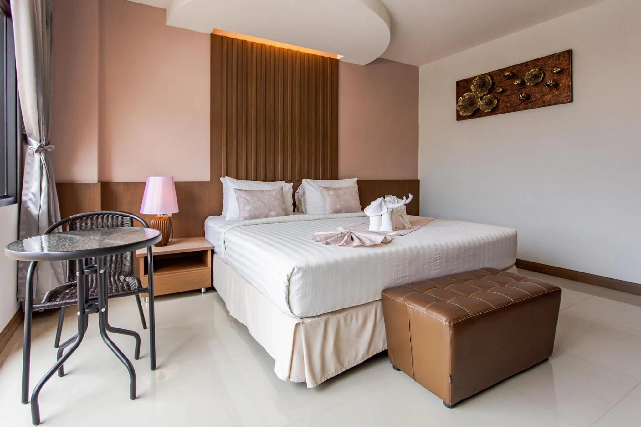 Bed in The Centris Hotel Phatthalung