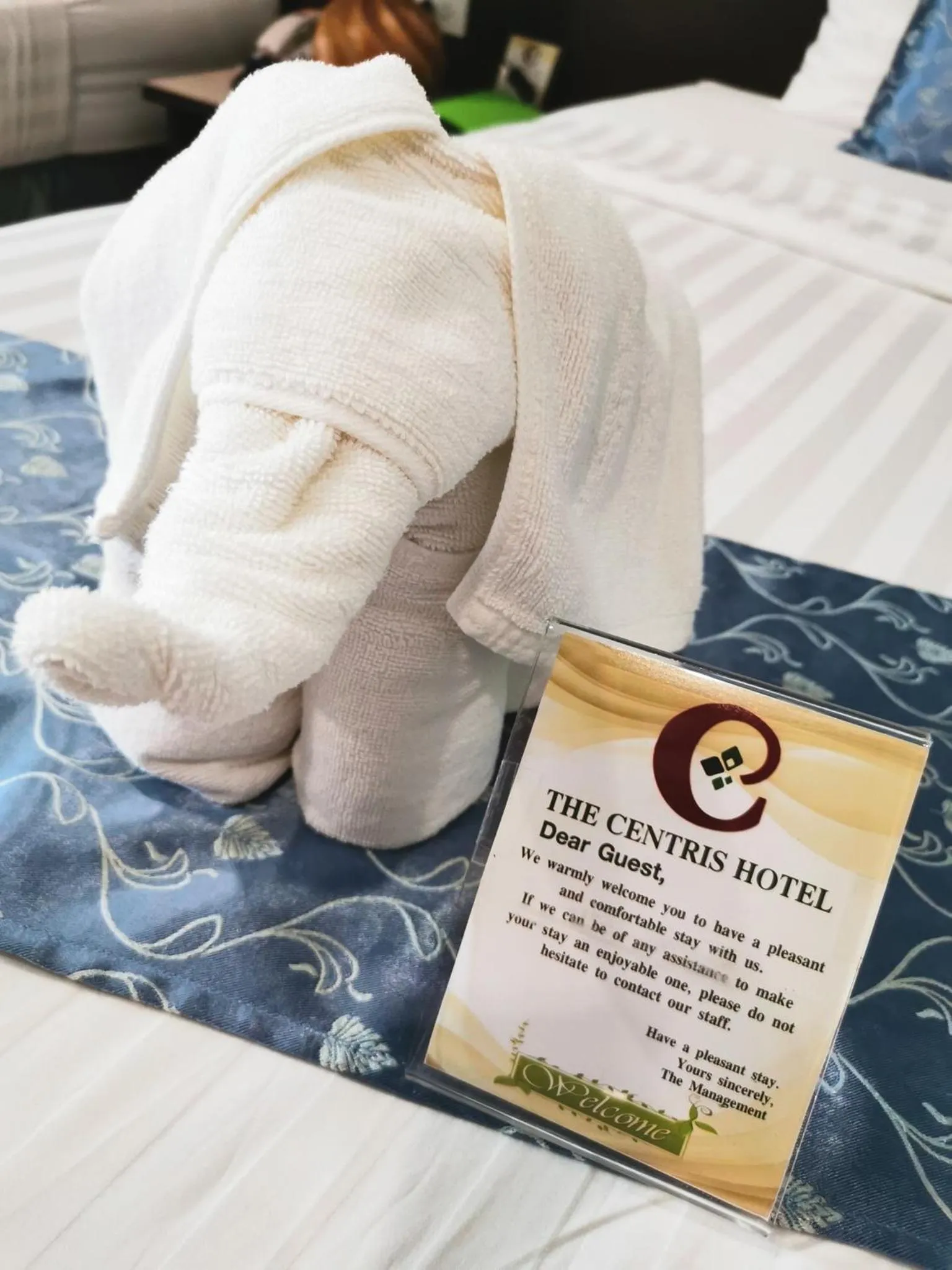 Bed in The Centris Hotel Phatthalung