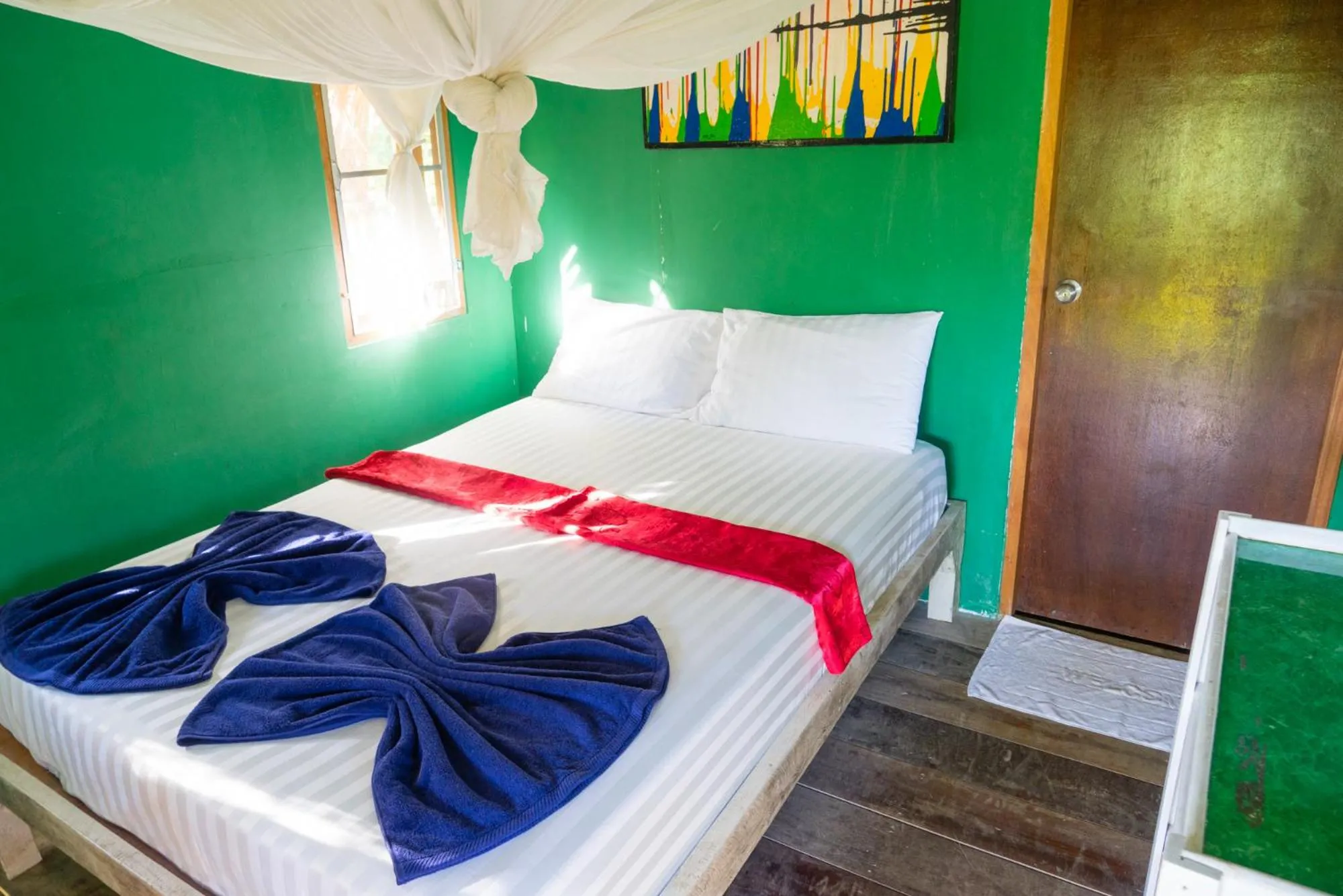 Bed in Rabbit Bungalow