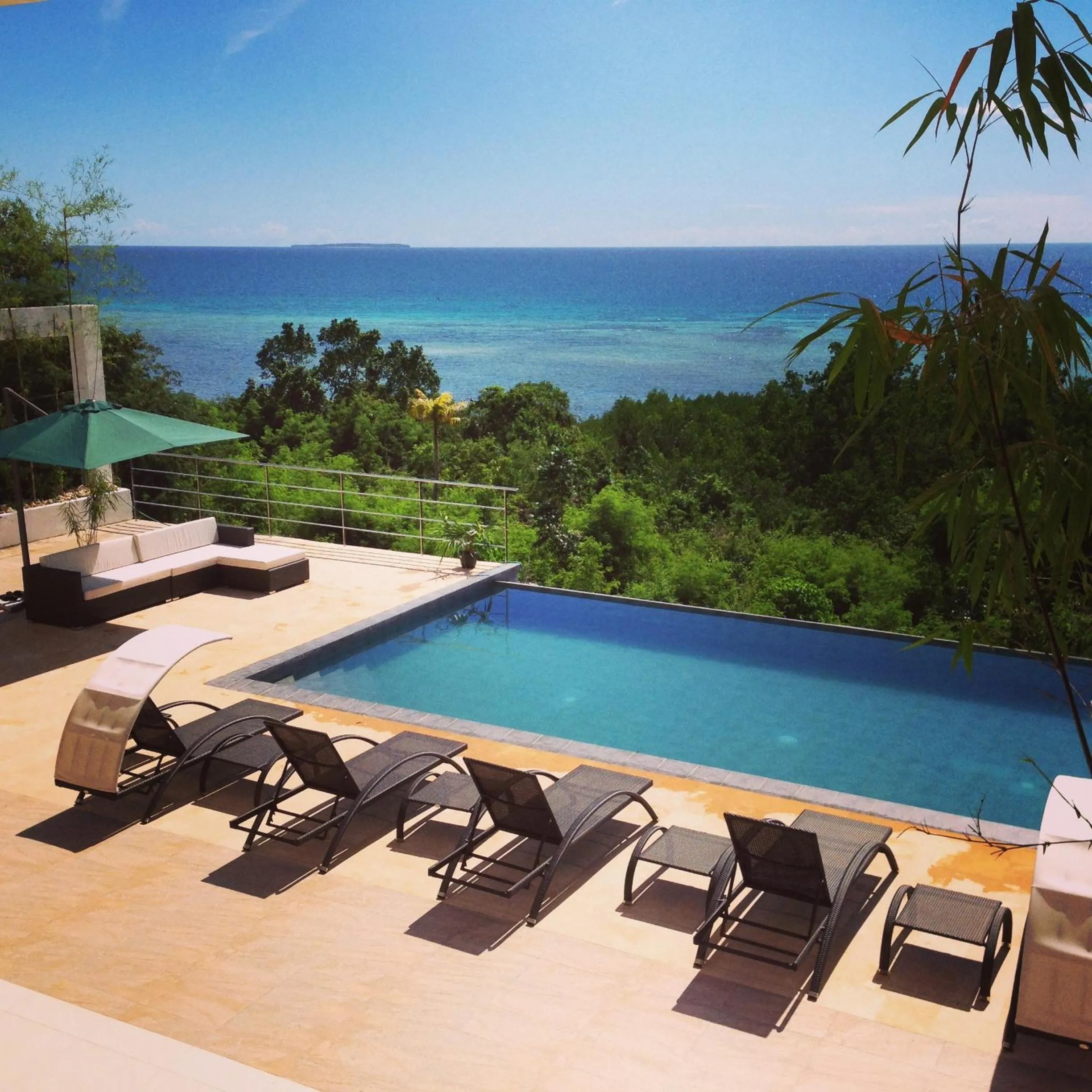 Swimming pool in Ocean Suites Bohol Boutique Hotel