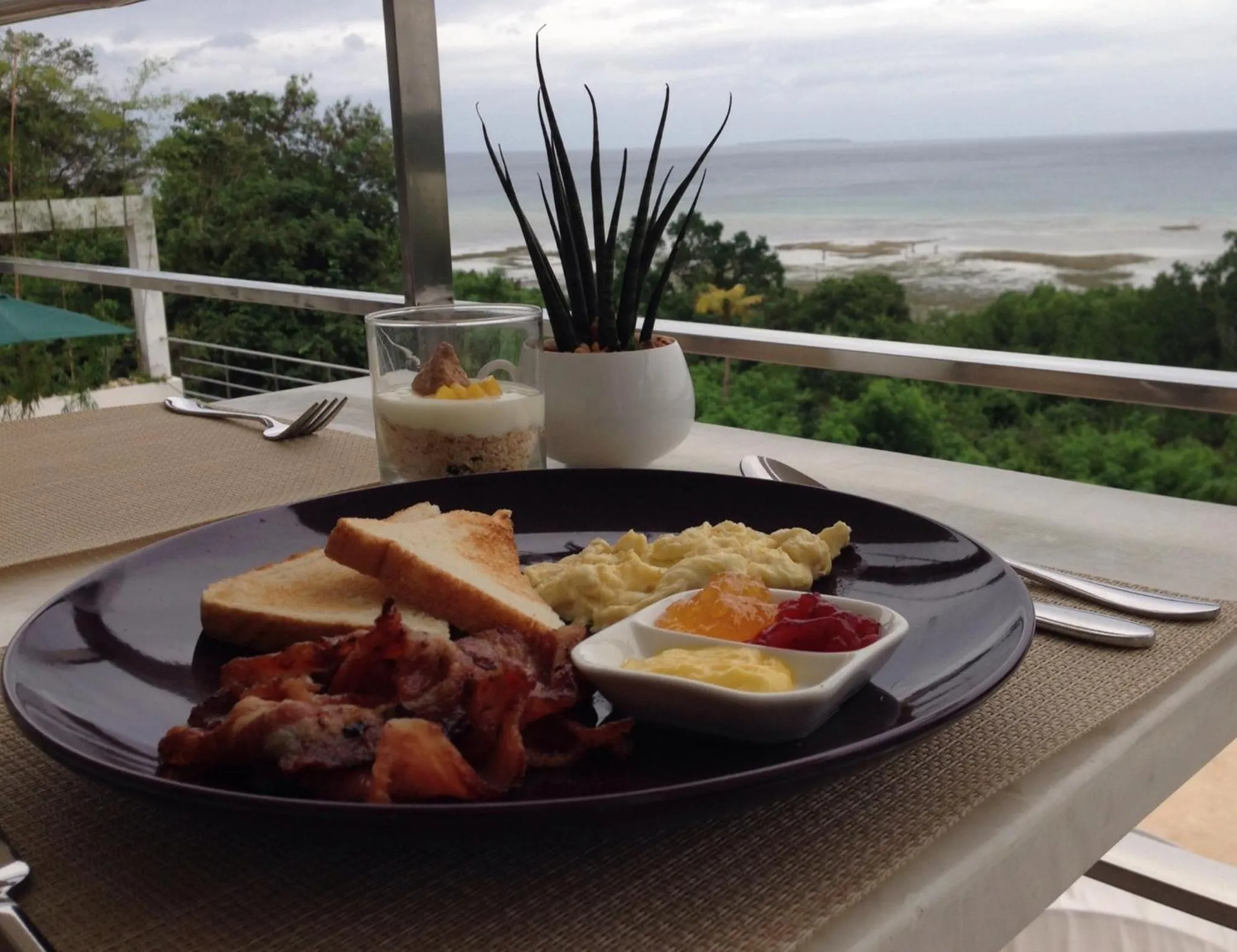 Food in Ocean Suites Bohol Boutique Hotel