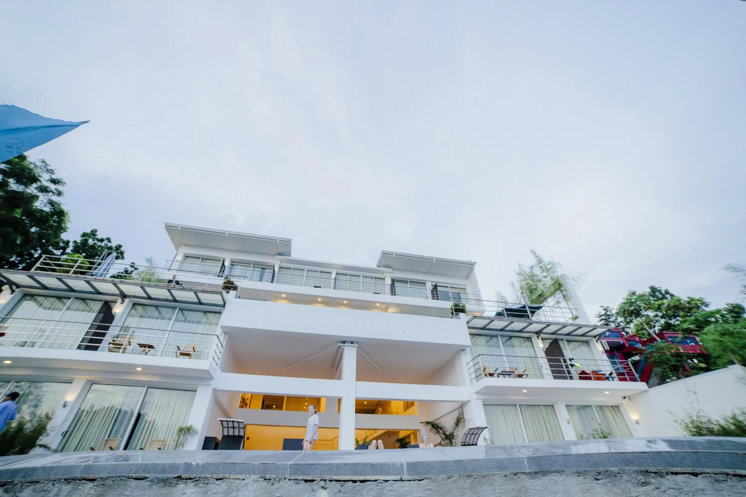 Property building in Ocean Suites Bohol Boutique Hotel