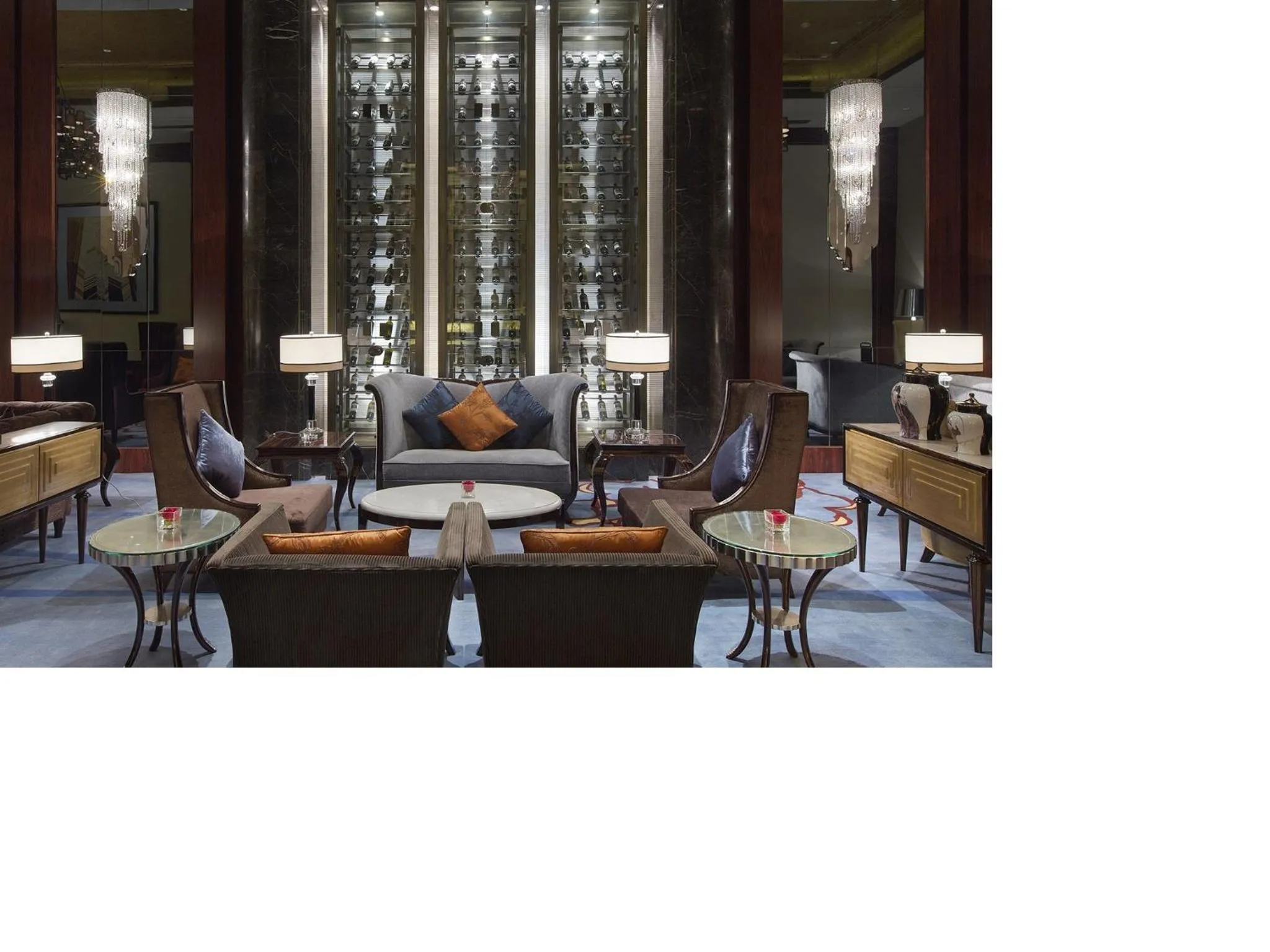 Lobby or reception in Wanda Vista Tianjin