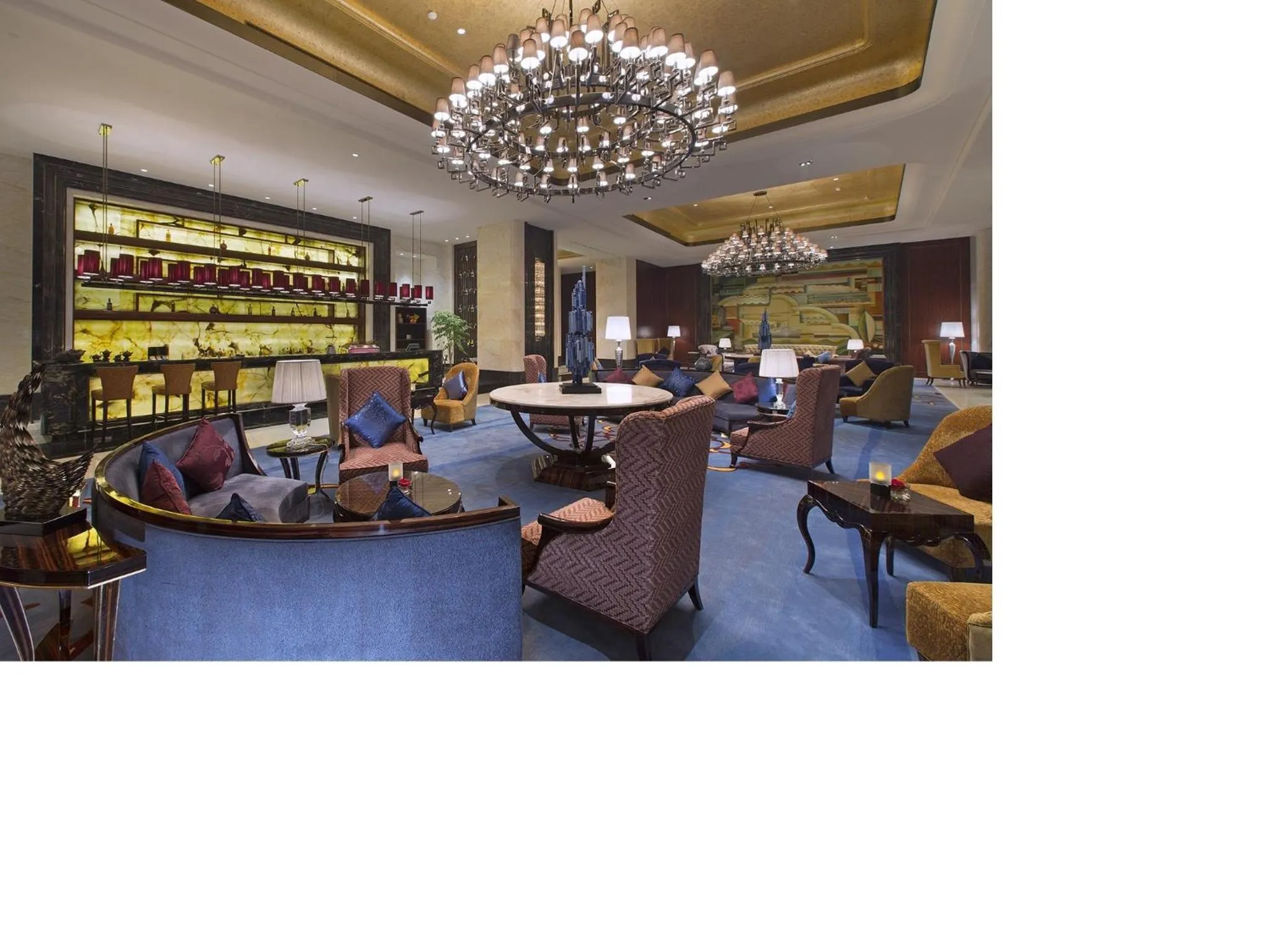 Lounge or bar in Wanda Vista Tianjin
