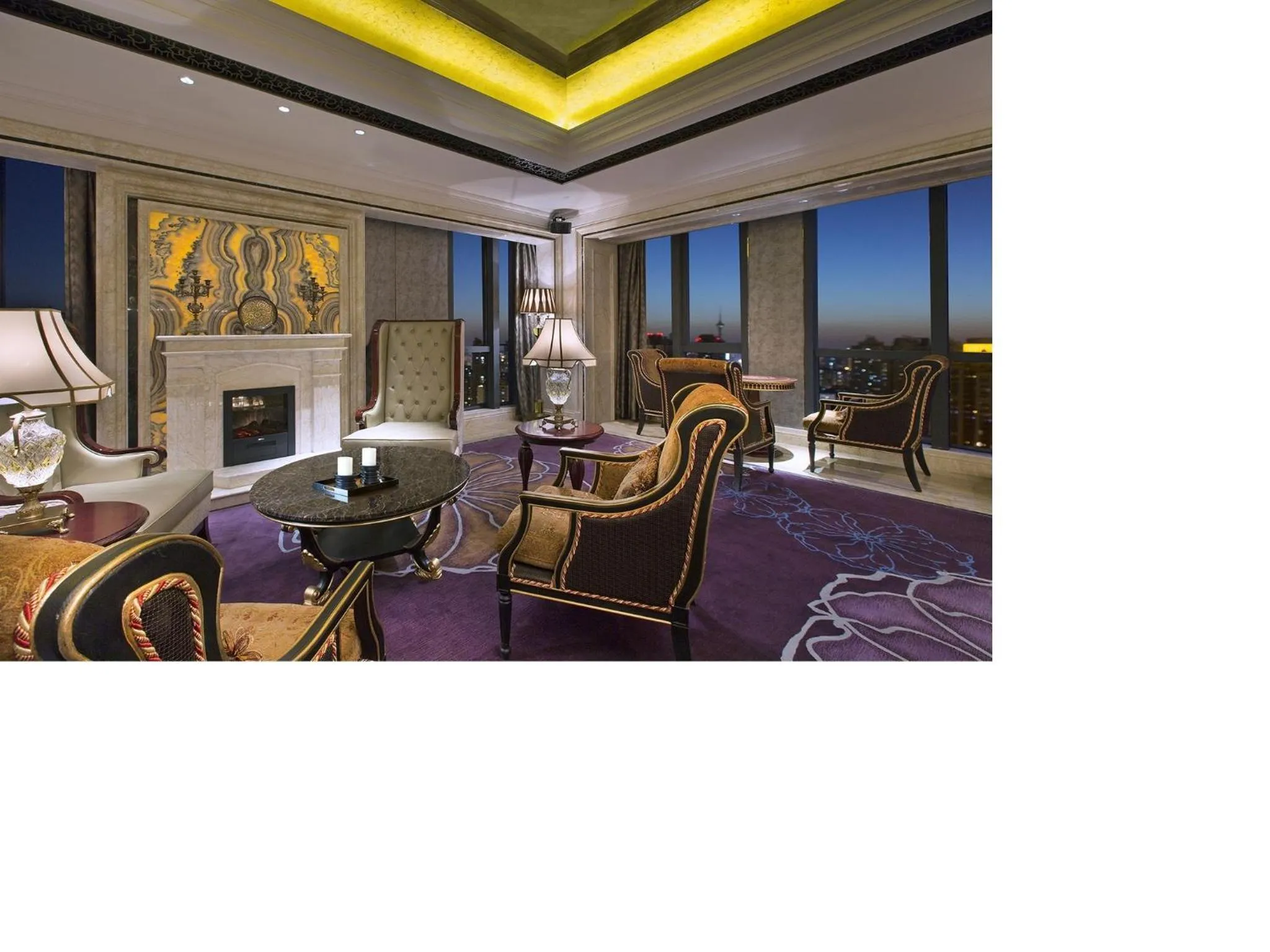 Living room in Wanda Vista Tianjin