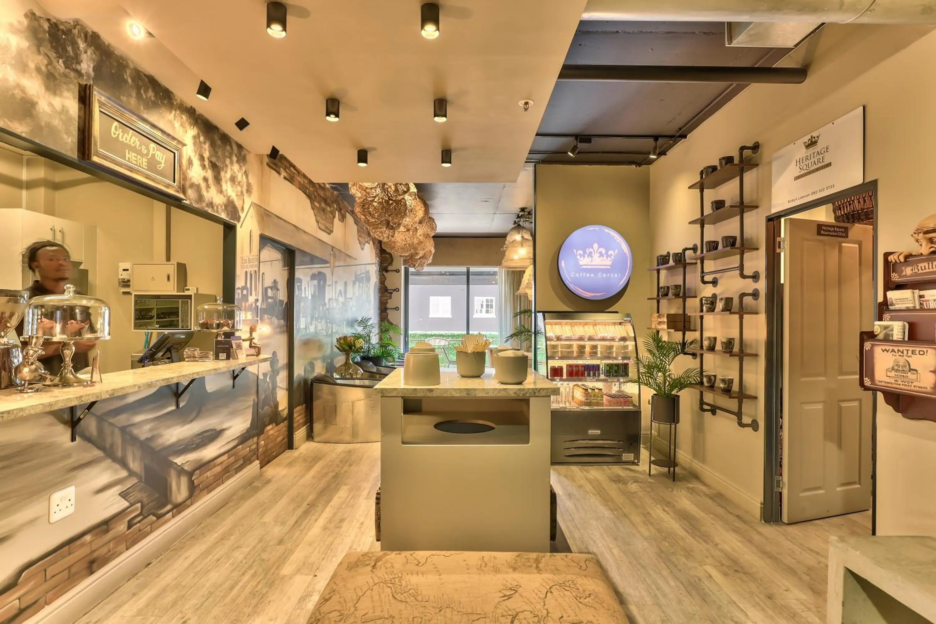 Restaurant/places to eat in Heritage Square Apartments