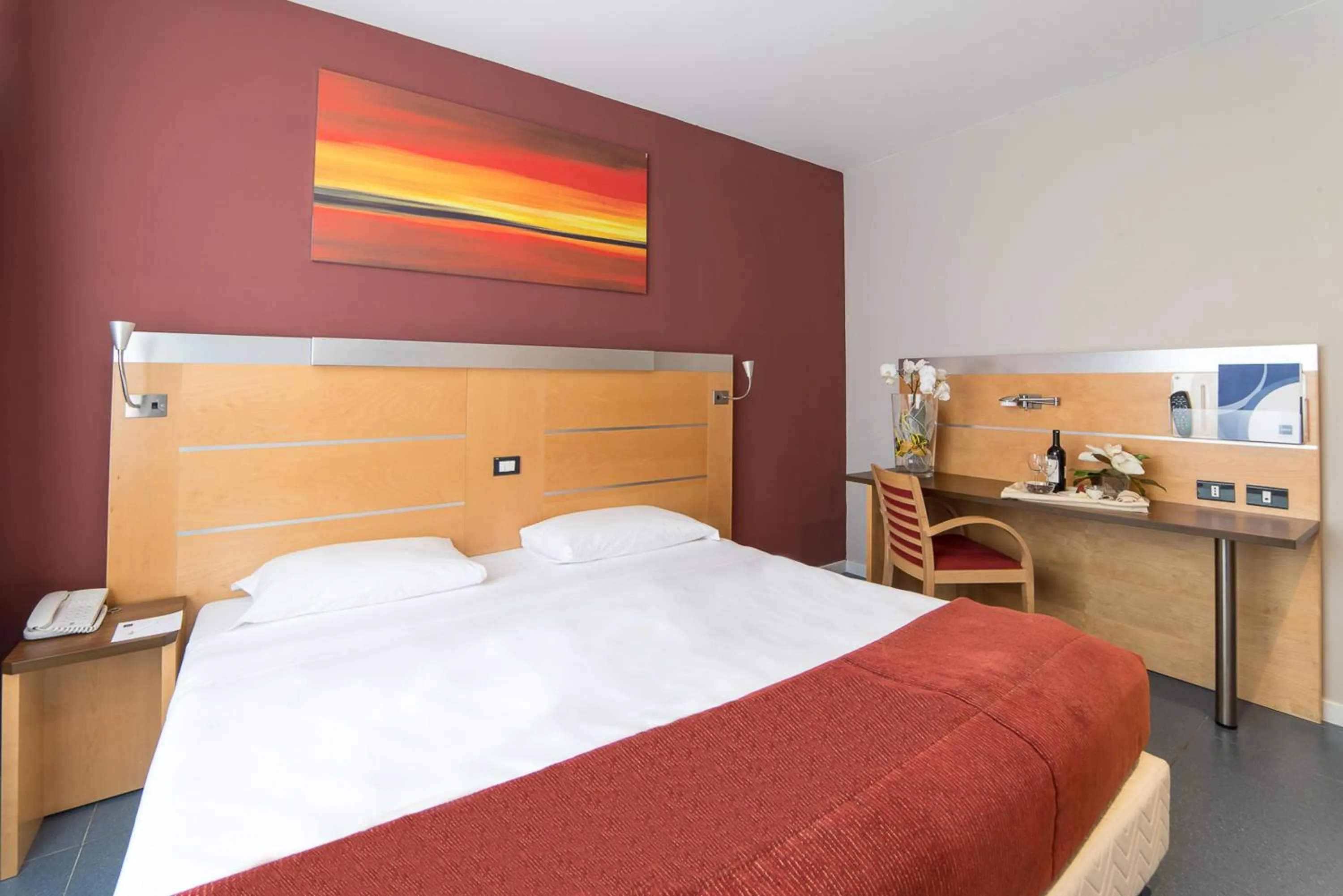 Bedroom, Bed in Sotel Nomentana Roma